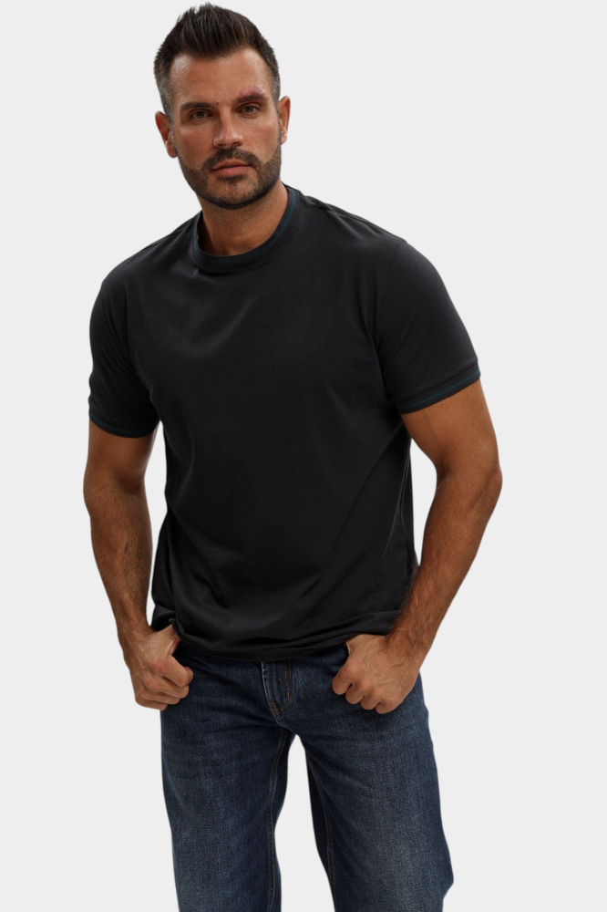 Брюки джинсовые Van Mich Хлопок Синий