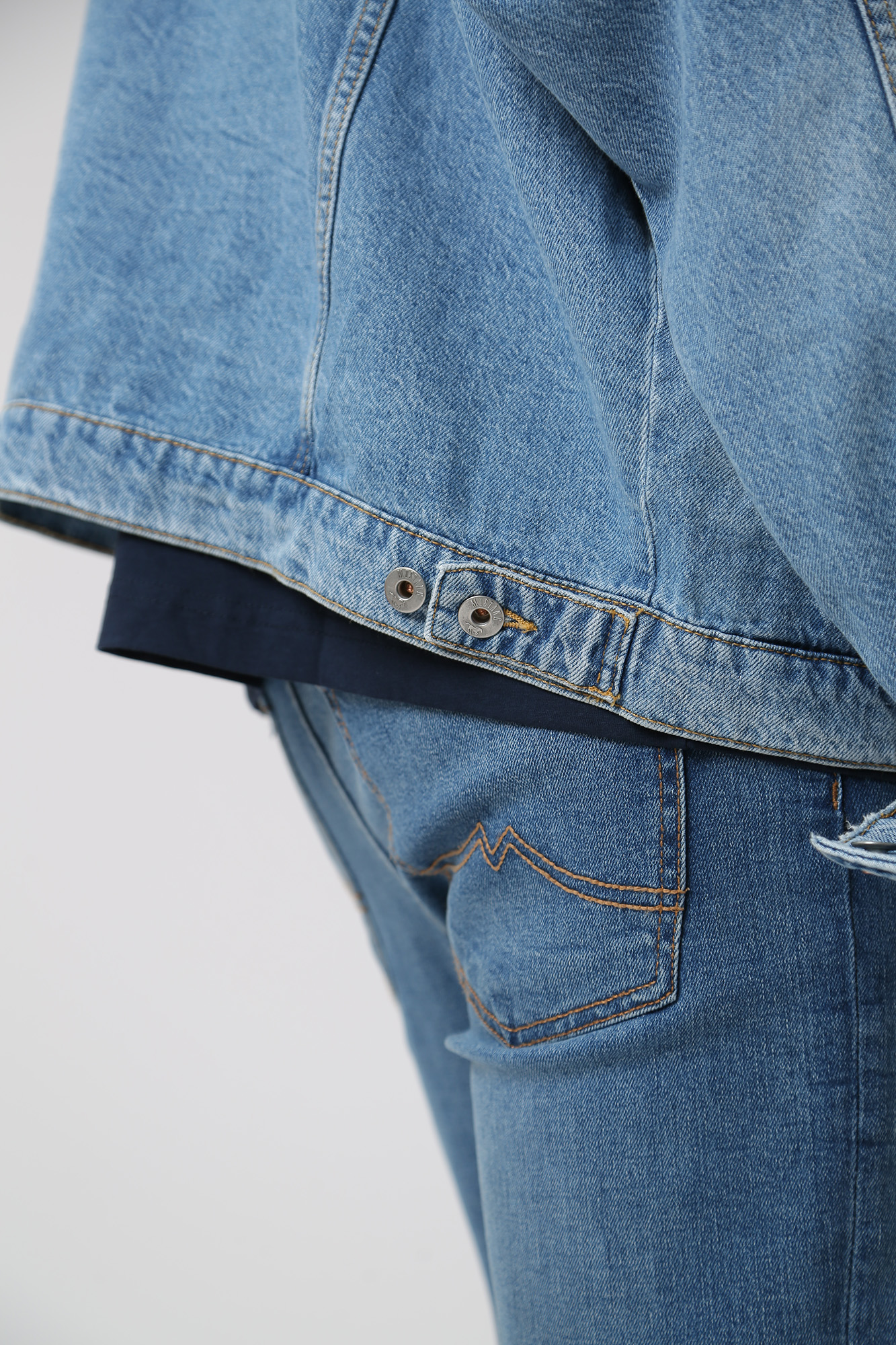 1014332-5000 Куртка джинсовая Mustang Голубой