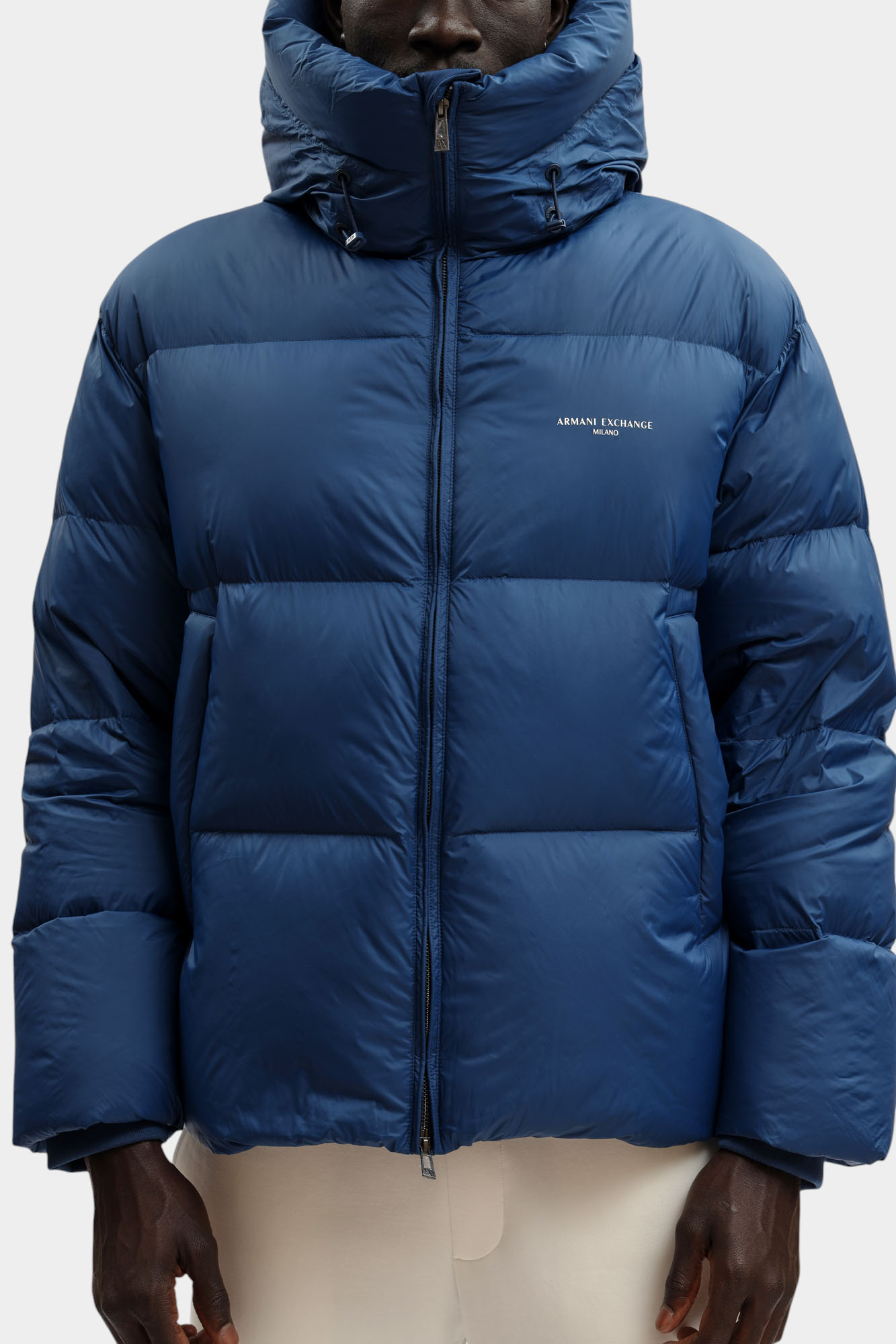 XM001115_AF16589 Куртка пуховая Armani Exchange Голубой