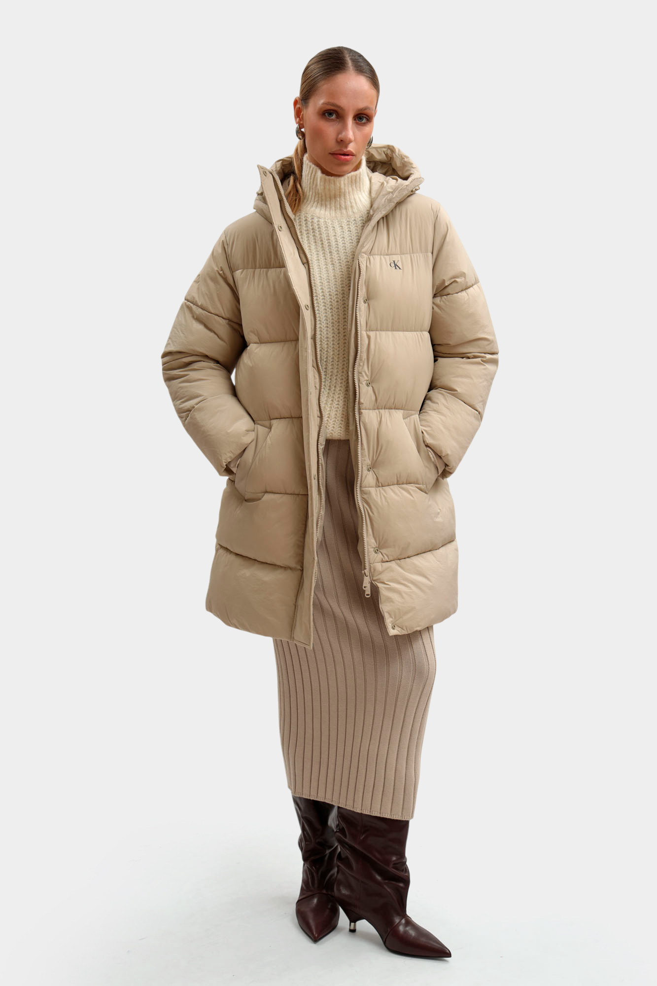 LV047D508G пальто пуховое calvin klein jeans 