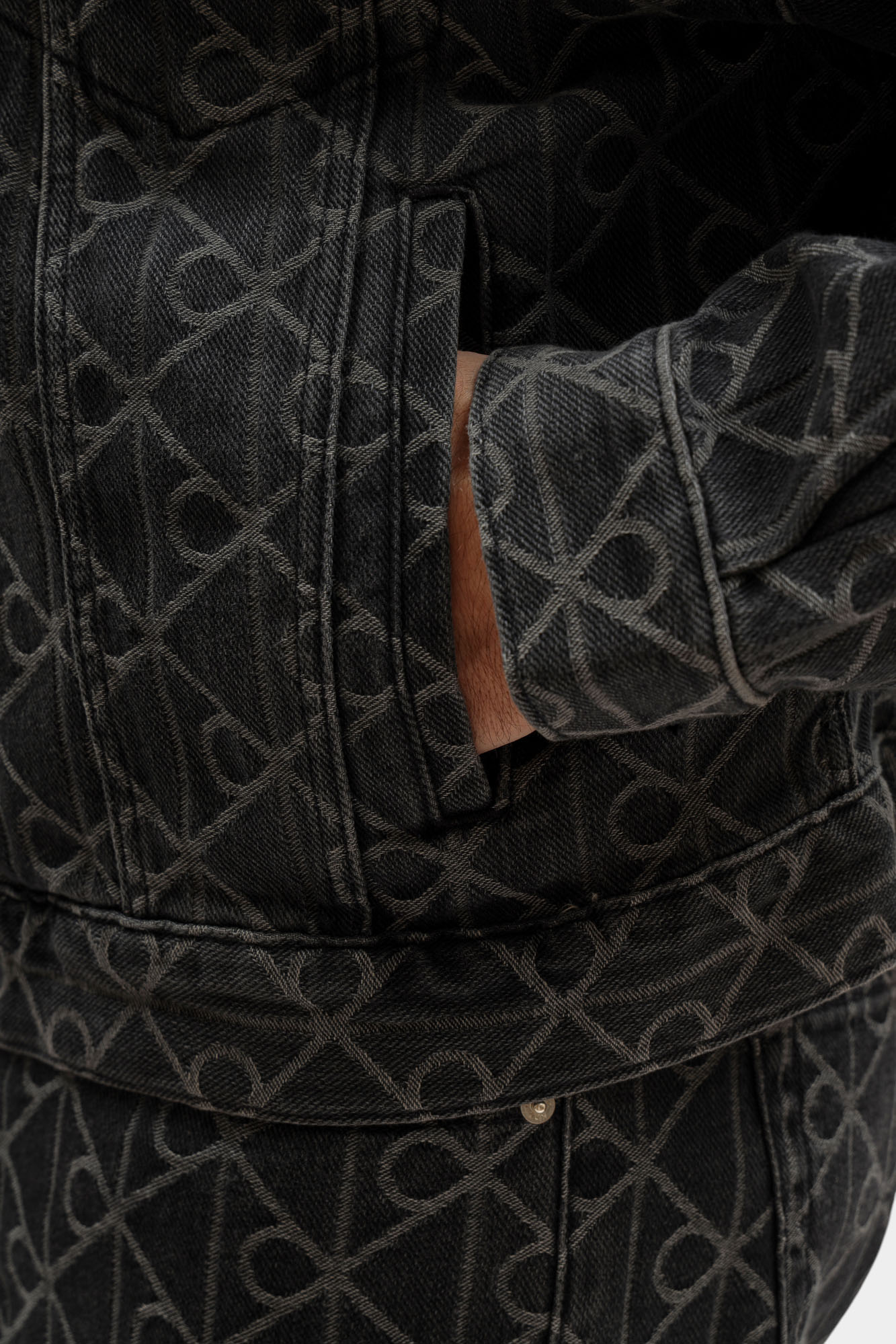 Куртка джинсовая Calvin Klein Jeans Черный