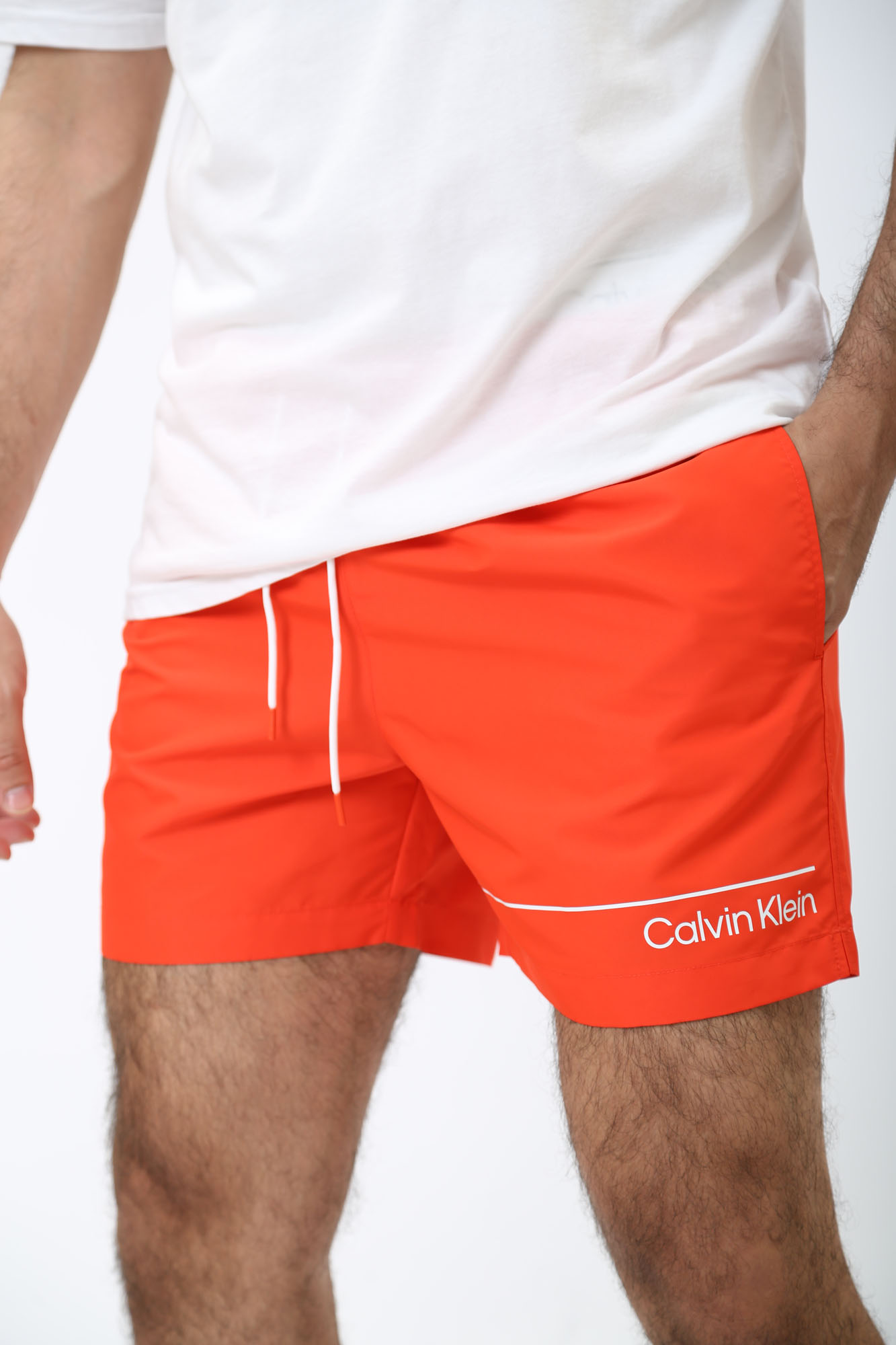 KM0KM00957 Шорты плавательные Calvin Klein Underwear Красный