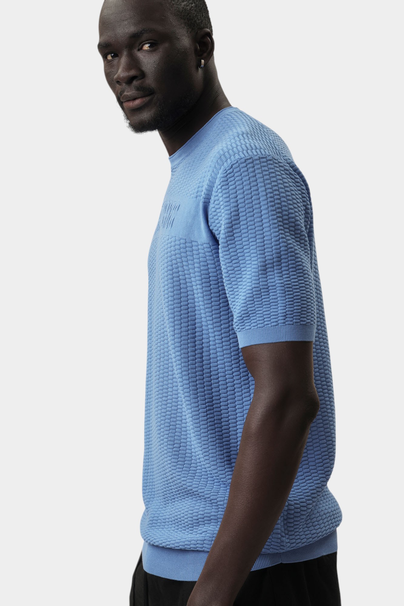 BMM0922 Футболка трикотажная Bikkembergs Голубой