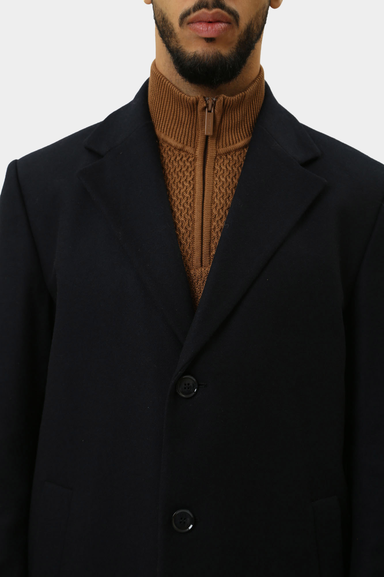 30043525_10016436 Пальто Strellson Синий