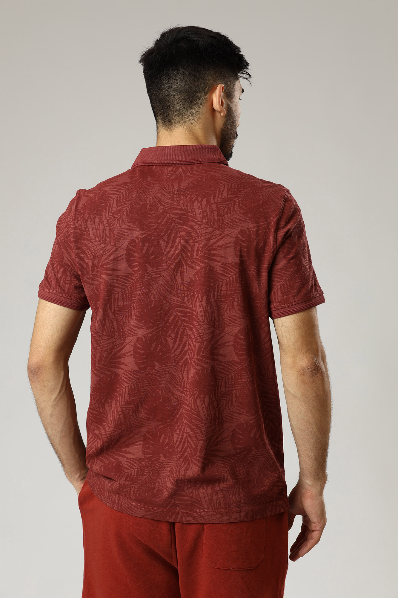 1012513 Поло Mustang Бордовый