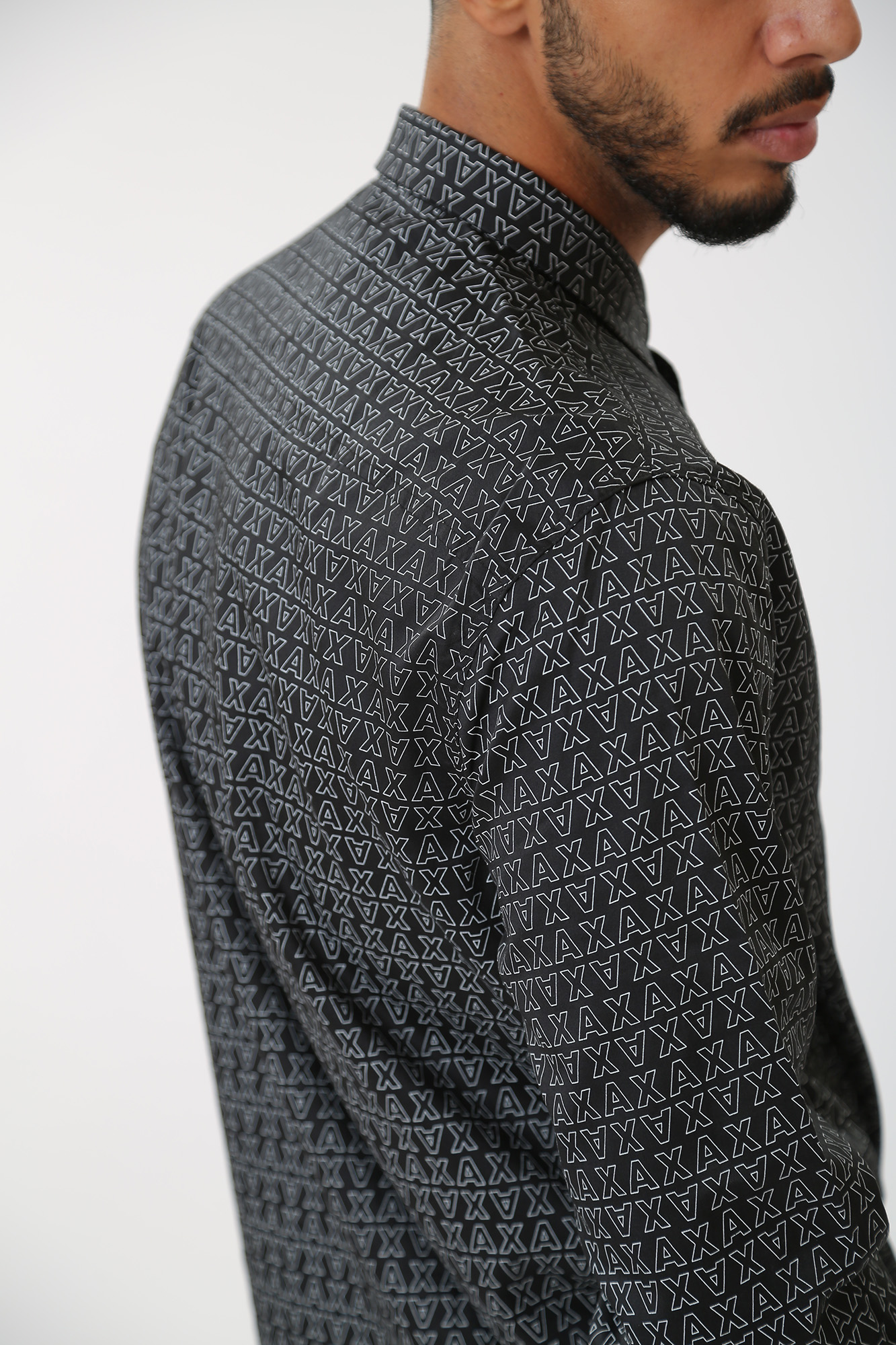 6RZC45_ZNZRZ Рубашка с длинным рукавом Armani Exchange Черный