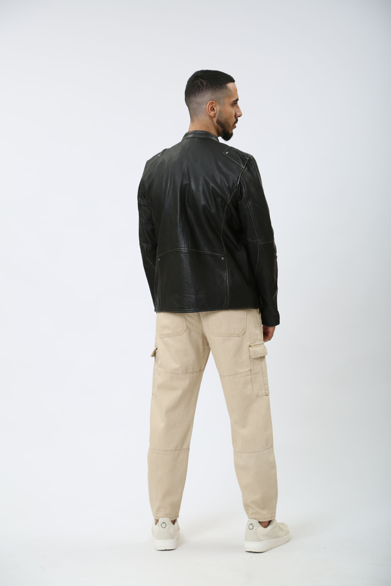 MU-M241-134 Куртка кожаная Mustang Черный