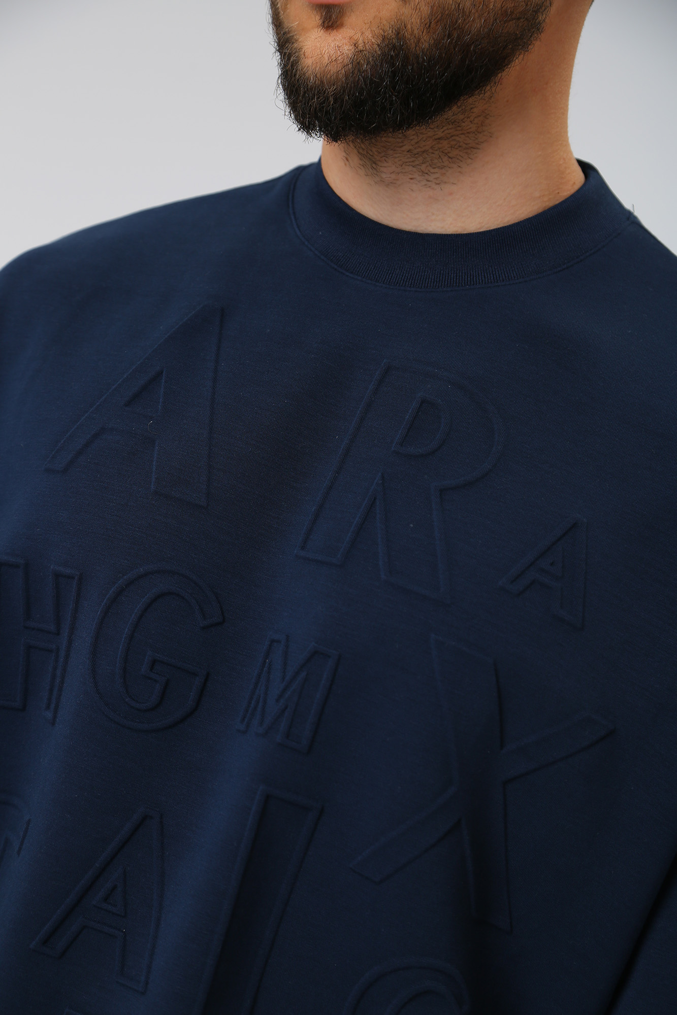 3RZMHM_ZJZDZ Свитшот Armani Exchange Синий