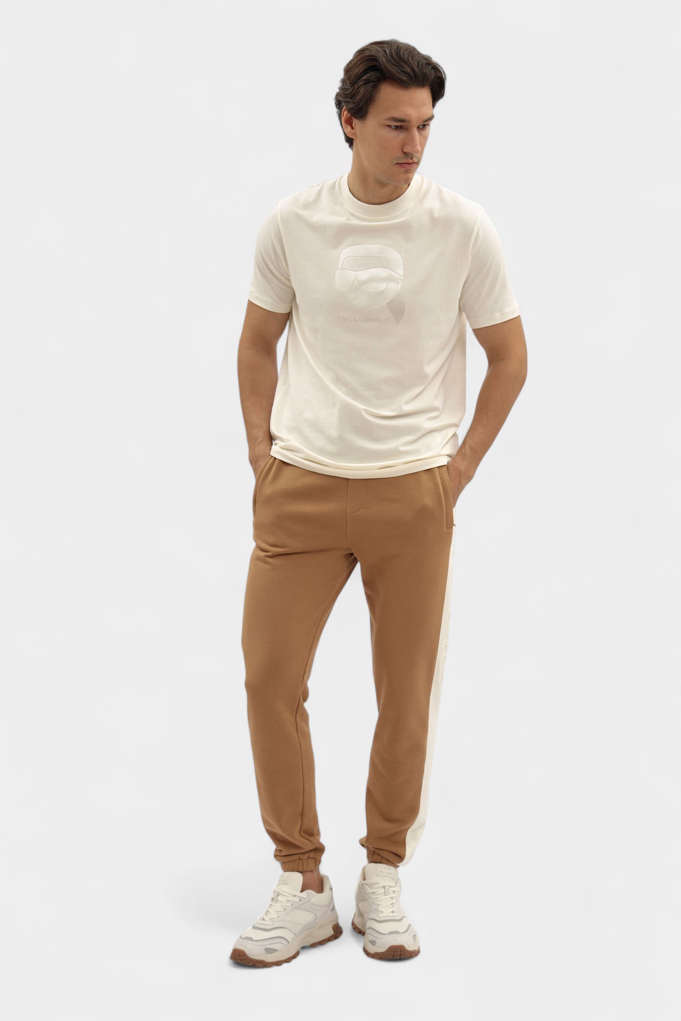 554221_755032 Футболка Karl Lagerfeld Бежевый