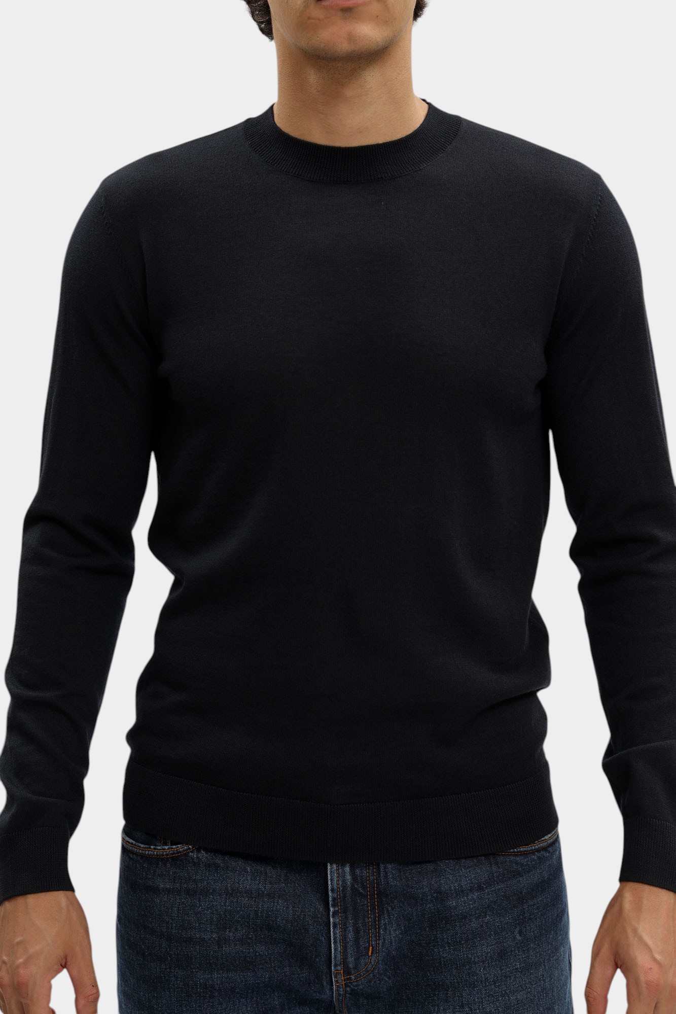 EM001957_ AF14114 Джемпер Emporio Armani Голубой