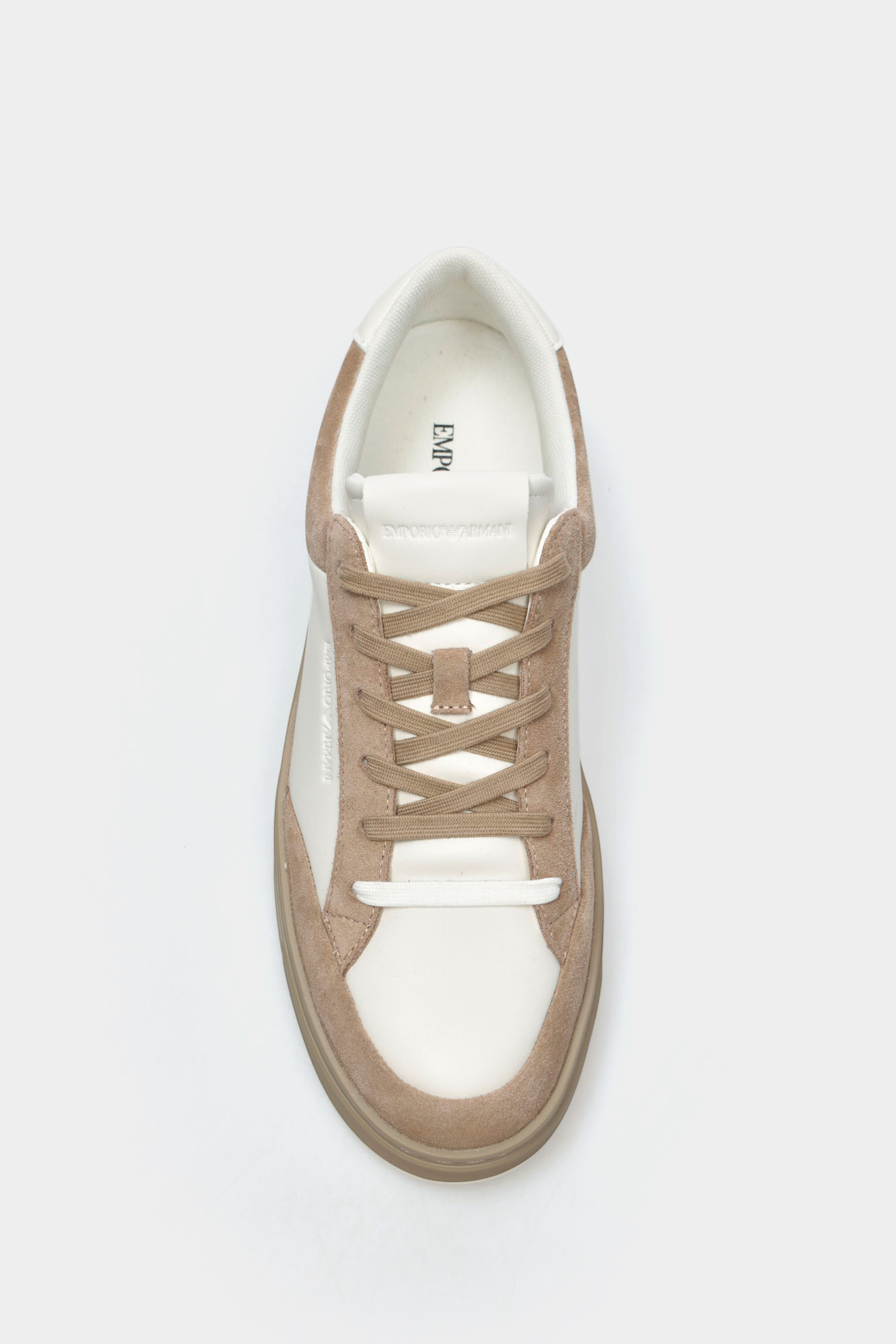 EM004836_AF24321 Кроссовки Emporio Armani Бежевый