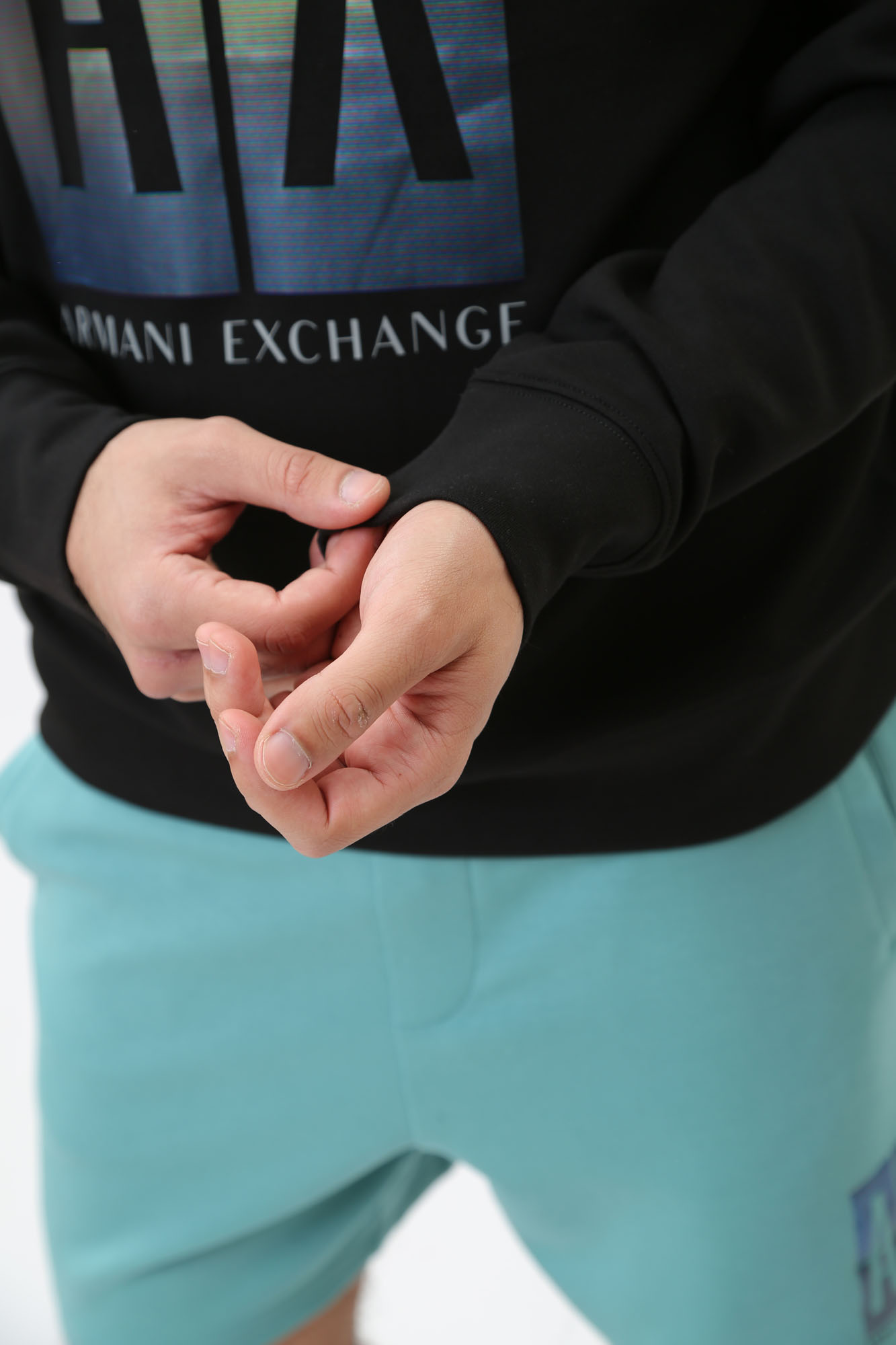 3DZMJE_ZJZDZ Свитшот Armani Exchange Черный