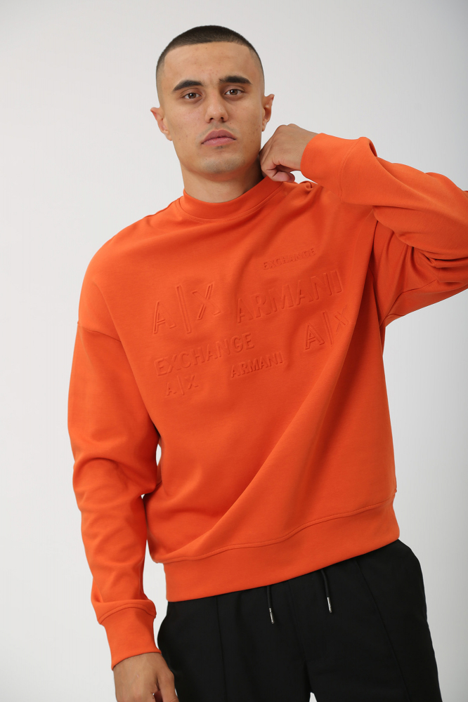 Брюки джинсовые Armani Exchange Хлопок Синий