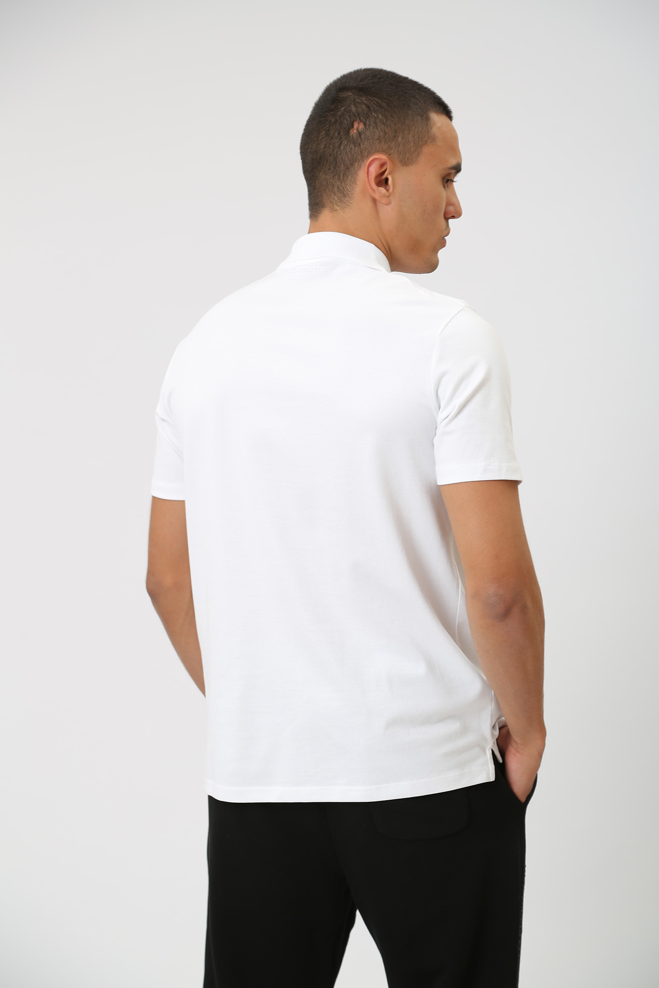 534232_745028 Поло Karl Lagerfeld Белый