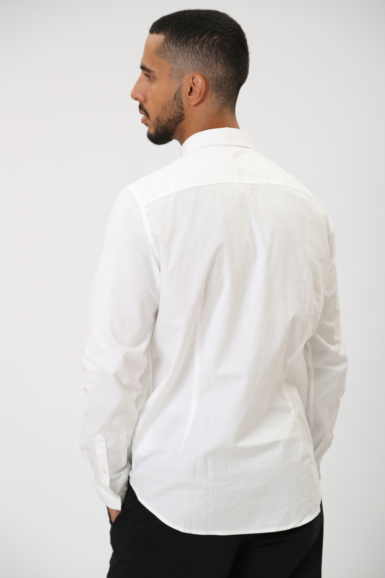 8NZCGB_Z8ANZ Рубашка с длинным рукавом Armani Exchange Белый