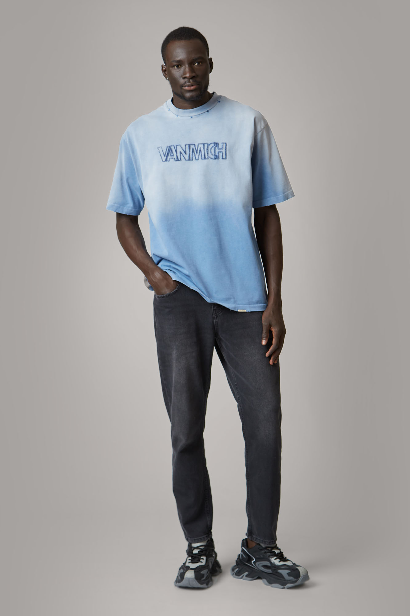 VM-ERK-22-321 Футболка Van Mich Голубой