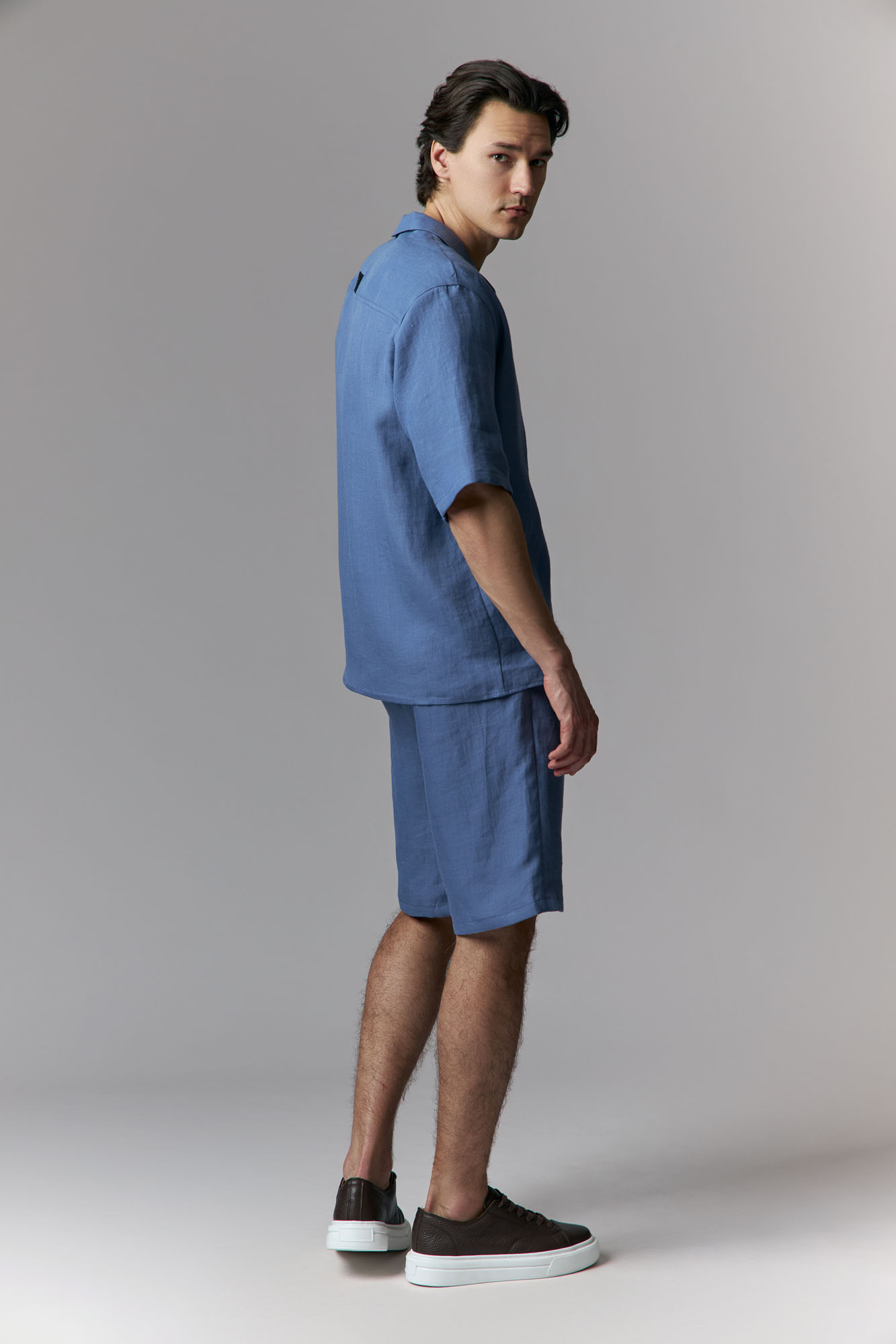 M-251-TH-56-0122 Рубашка с коротким рукавом The Hills Голубой