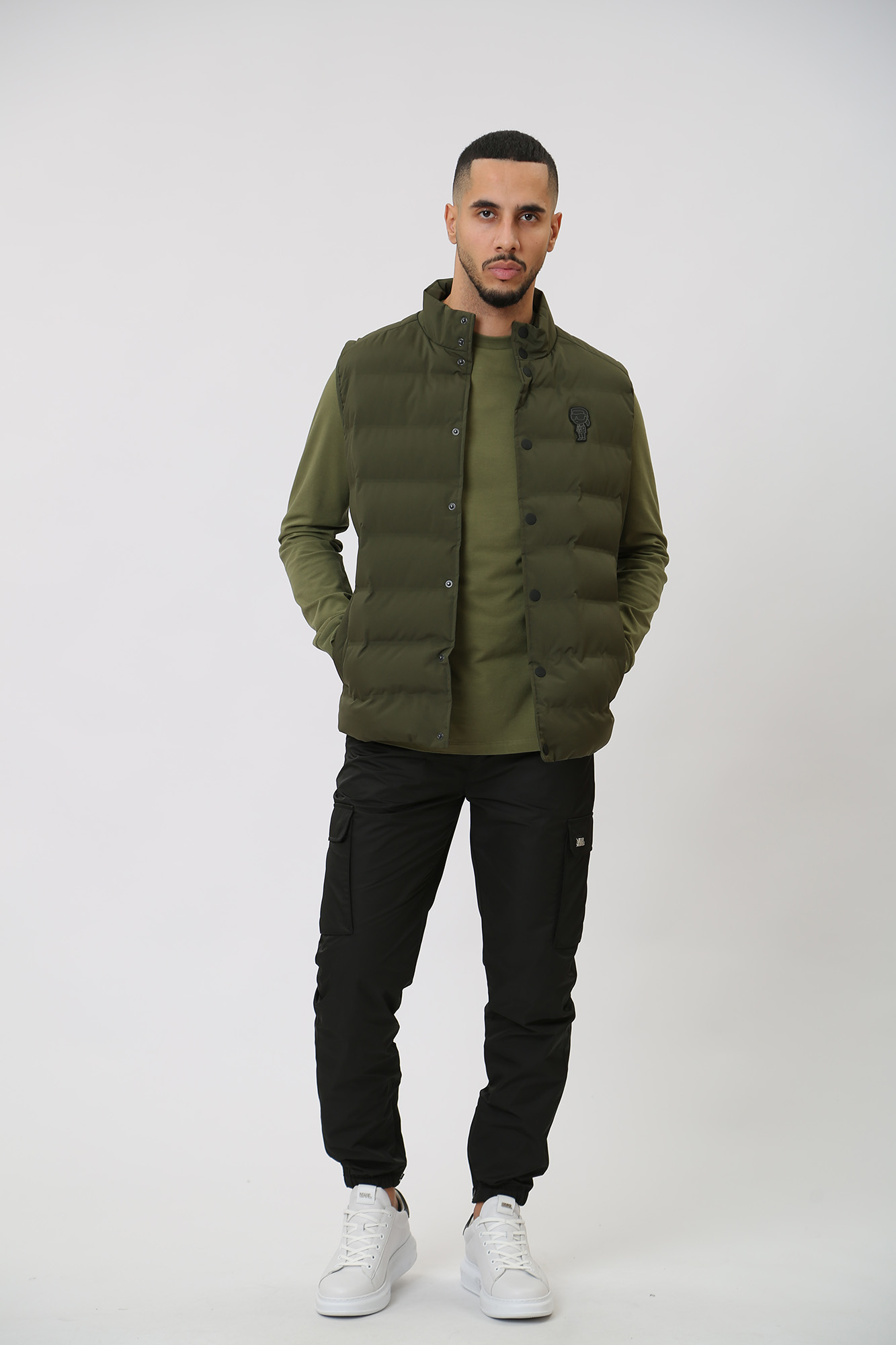 534585_505032 Жилет Karl Lagerfeld Зеленый