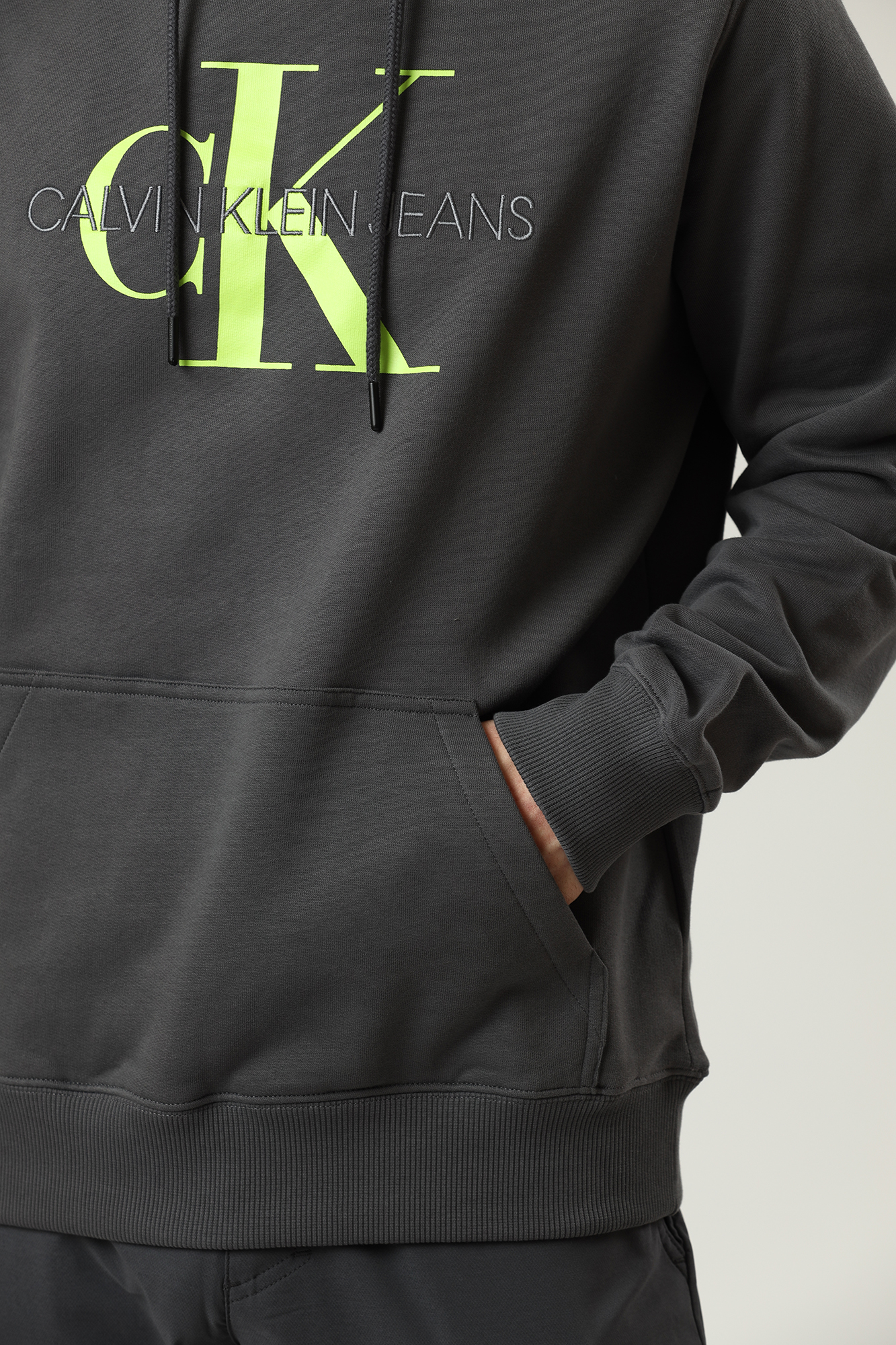 J30J314557_PCK Худи Calvin Klein Jeans Серый
