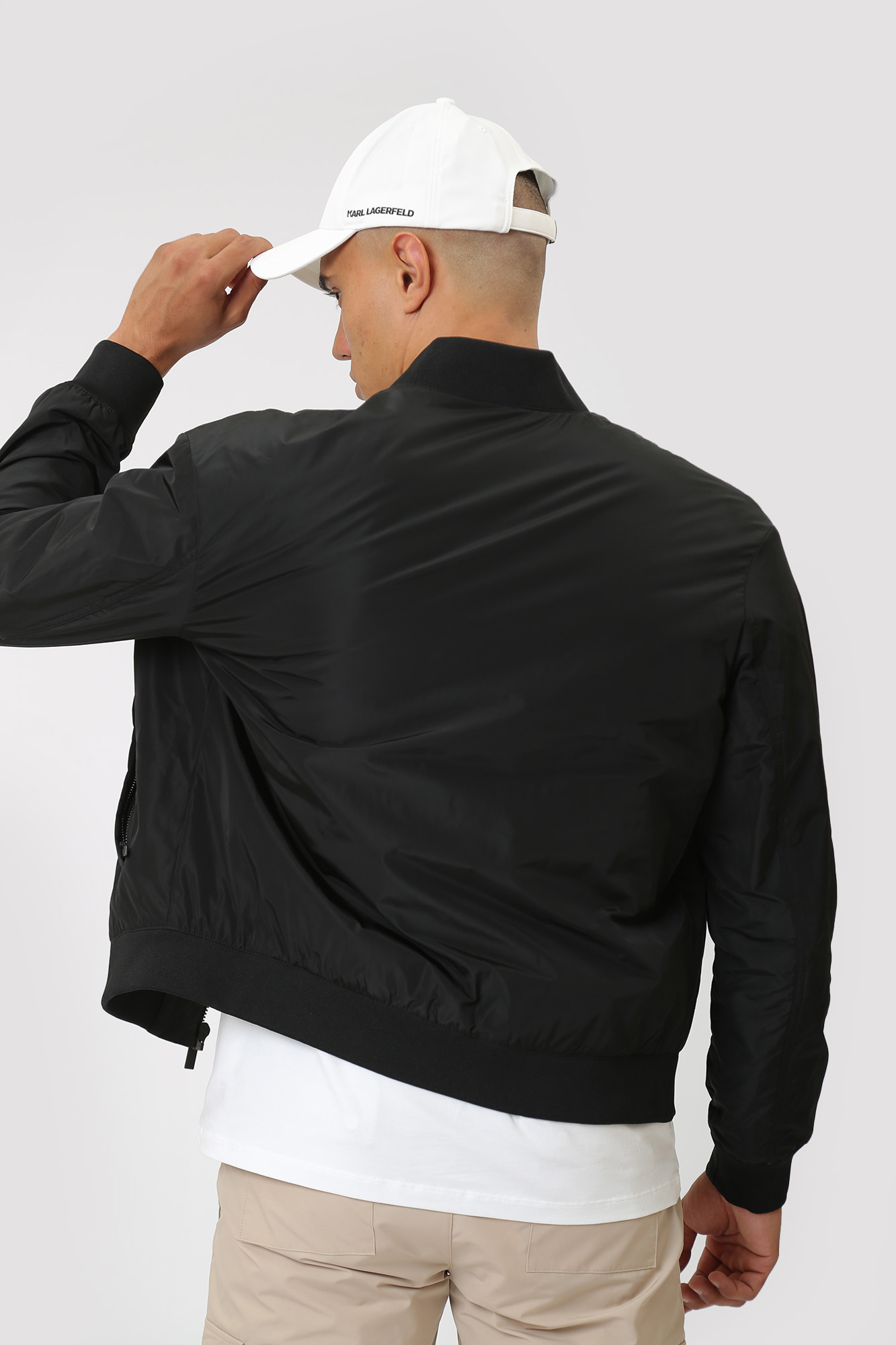 533501_505092 Бомбер Karl Lagerfeld Черный