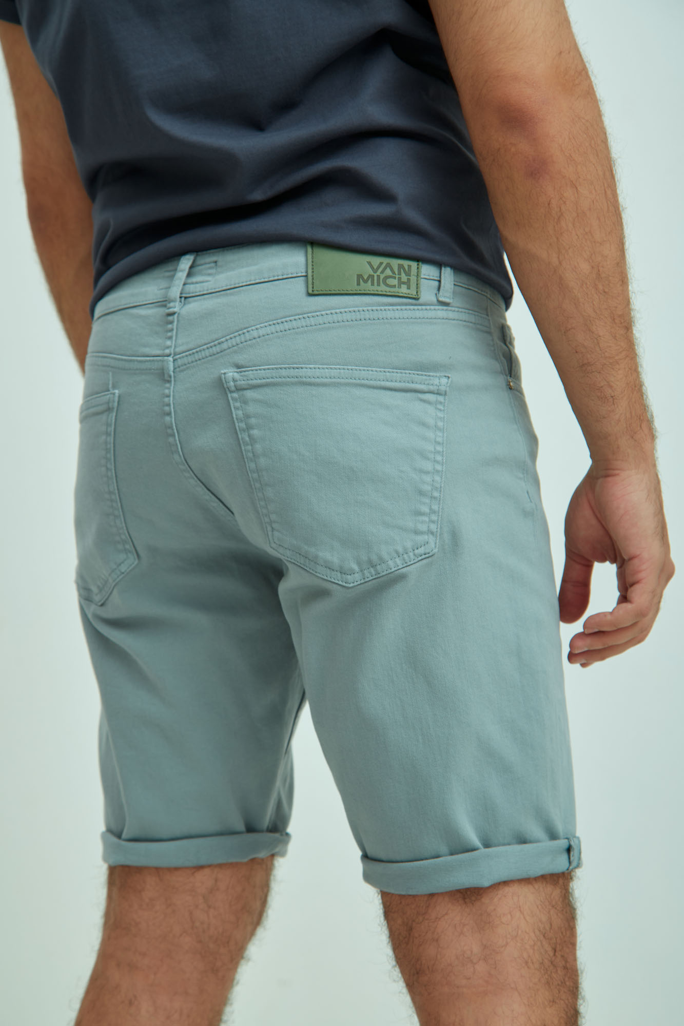 VM-OMA-33-015 Шорты джинсовые Van Mich Голубой