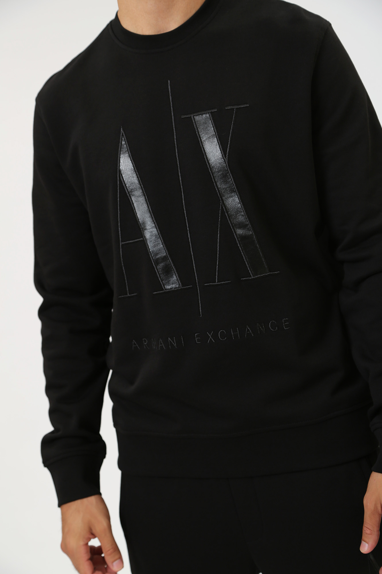 8NZMPQ_ZJ1ZZ Свитшот Armani Exchange Черный