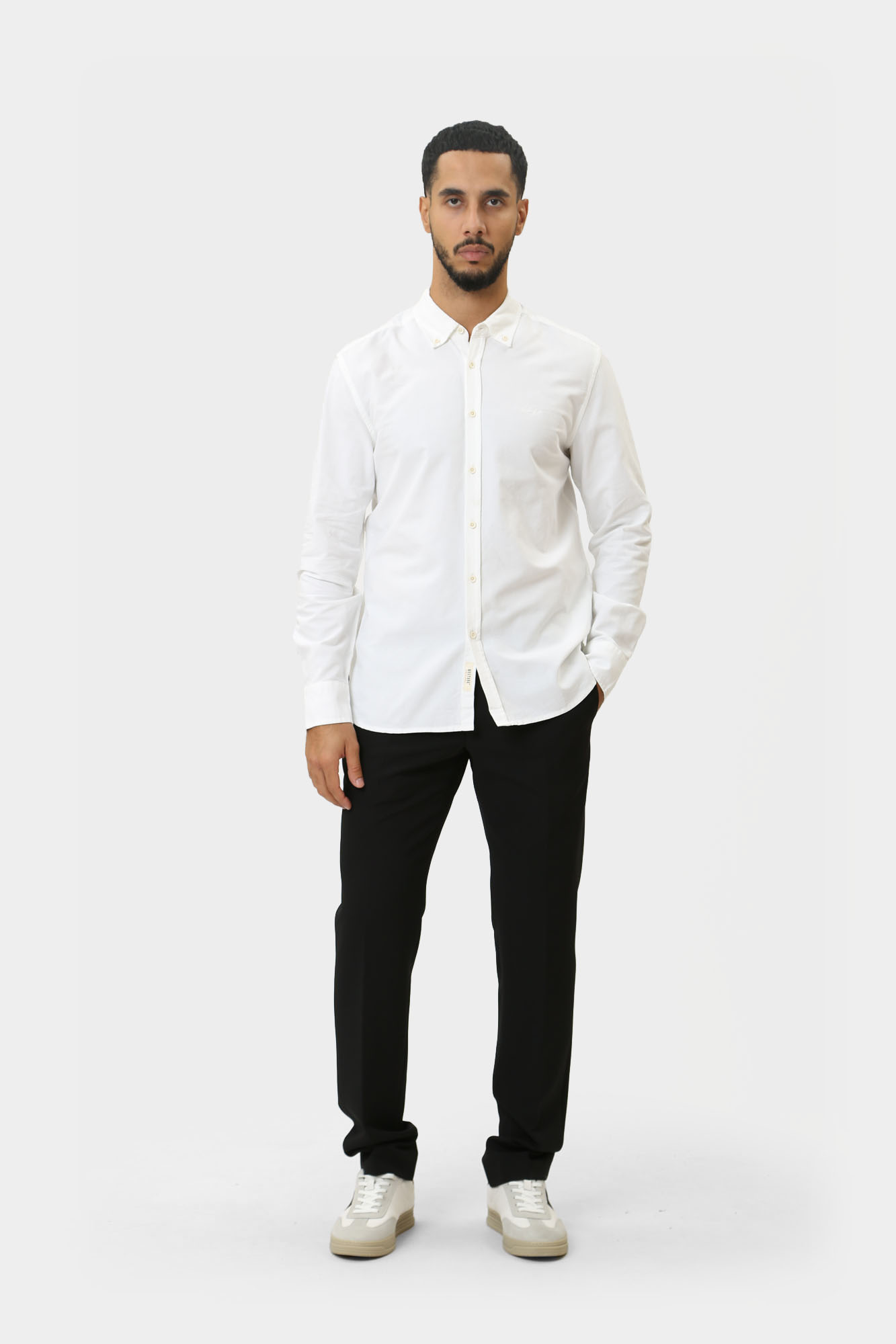 1015620 Рубашка с длинным рукавом Mustang Белый