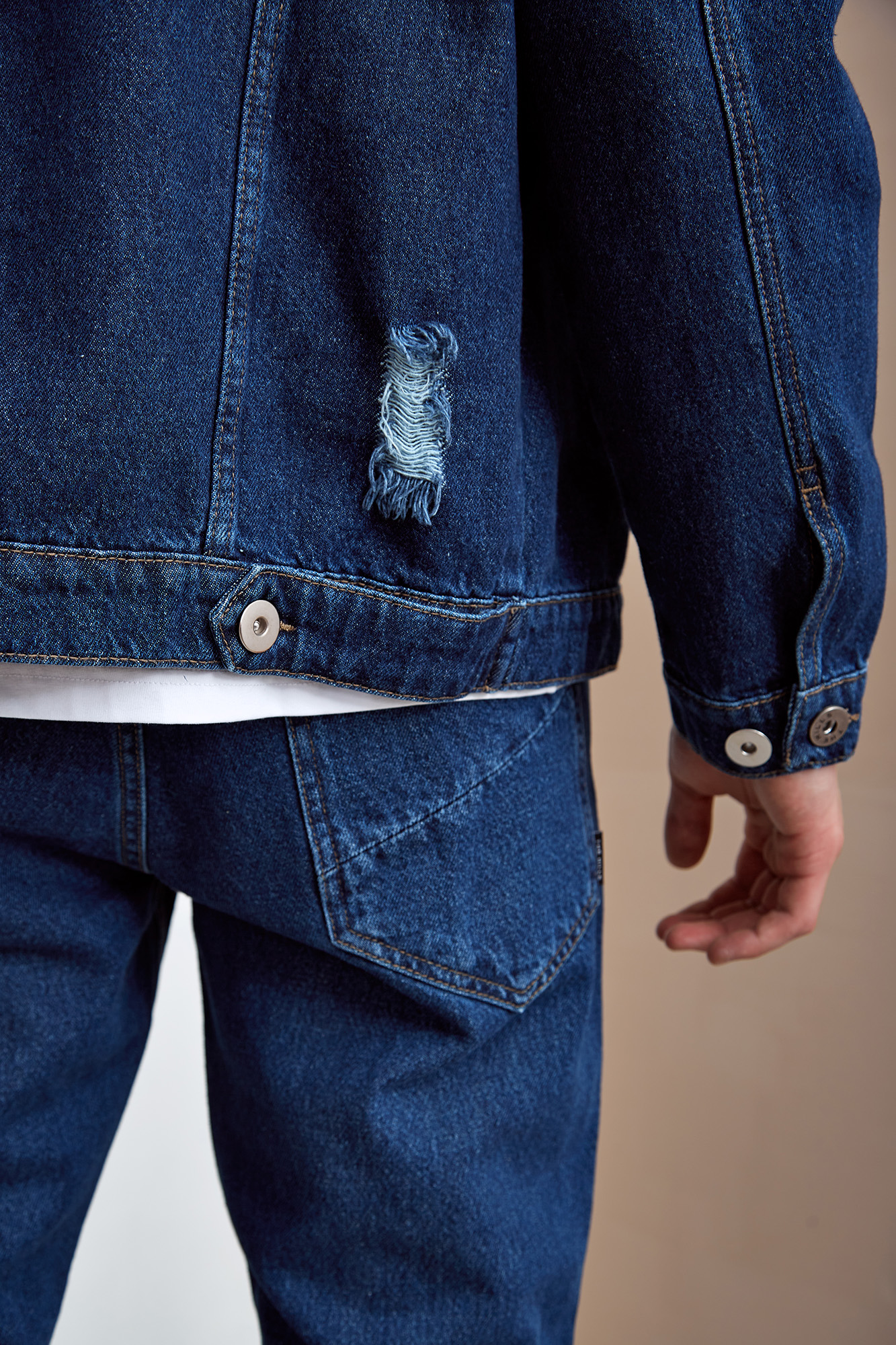 M-222-UR-56-3474-410 Куртка джинсовая The Hills Синий