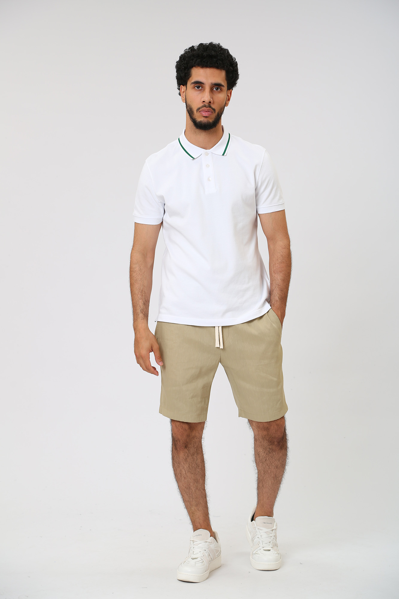 30032097_10013342 Шорты Strellson Бежевый