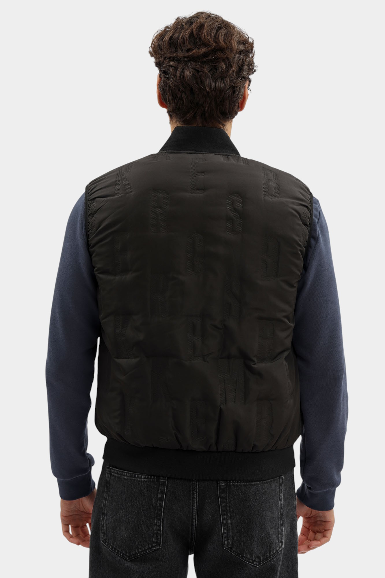 BMG1021 Жилет Bikkembergs Черный