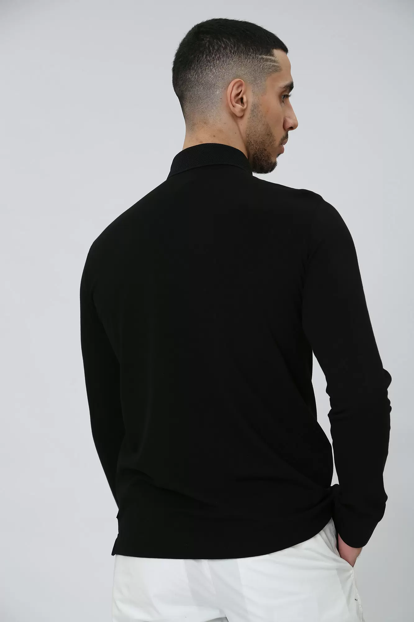 8NZF79_ZJ81Z Поло с длинным рукавом Armani Exchange Черный