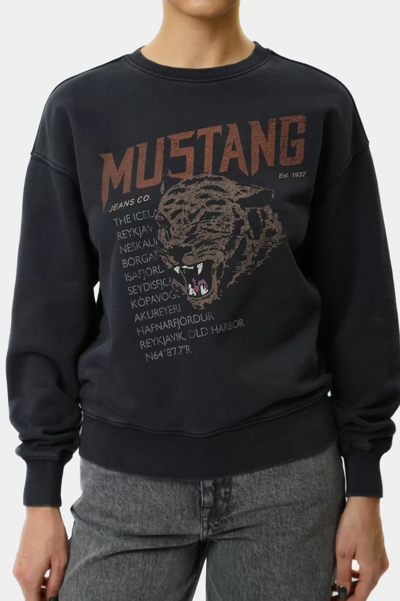 1015469 свитшот mustang 