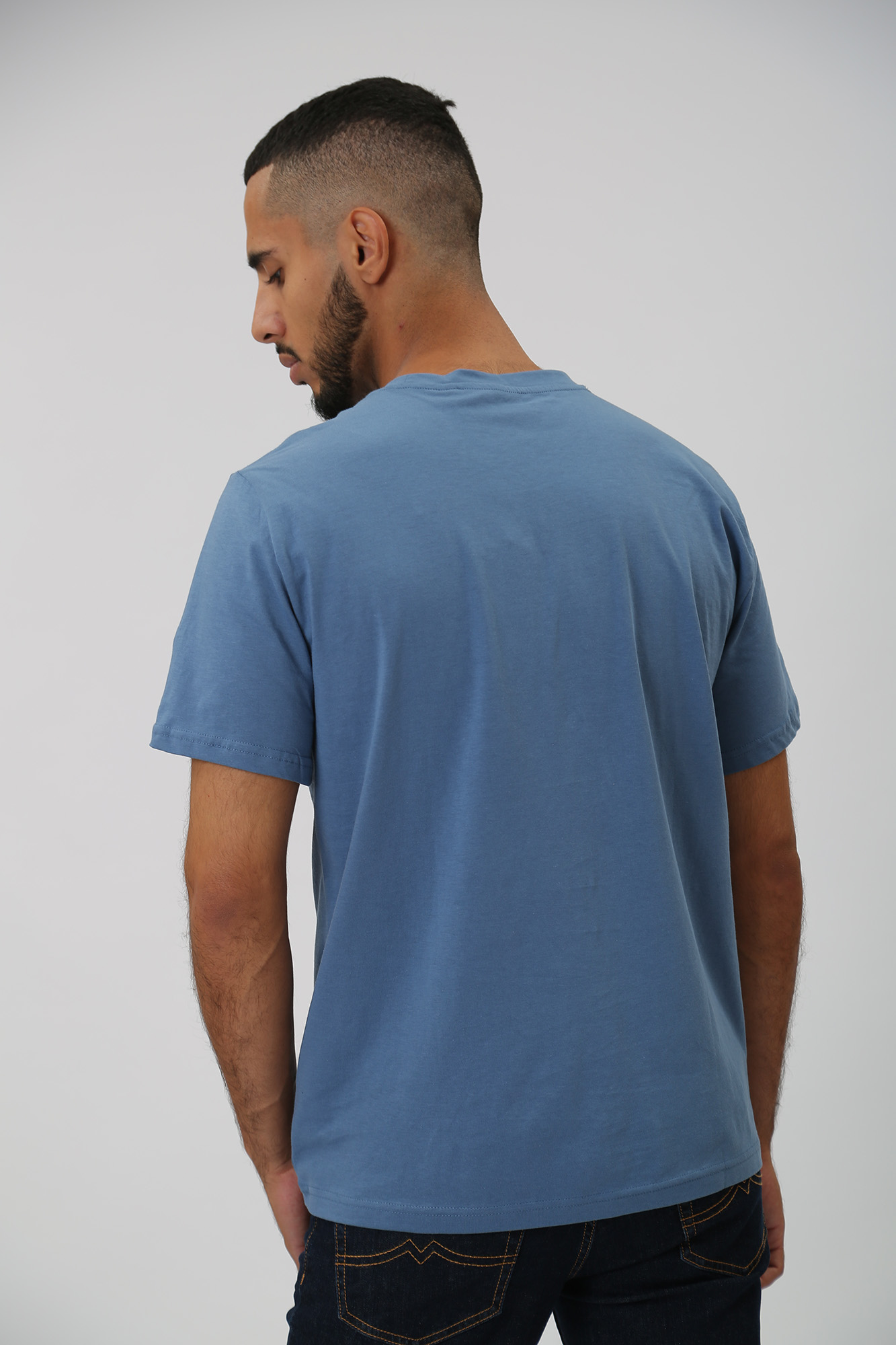 1013836 Футболка Mustang Голубой