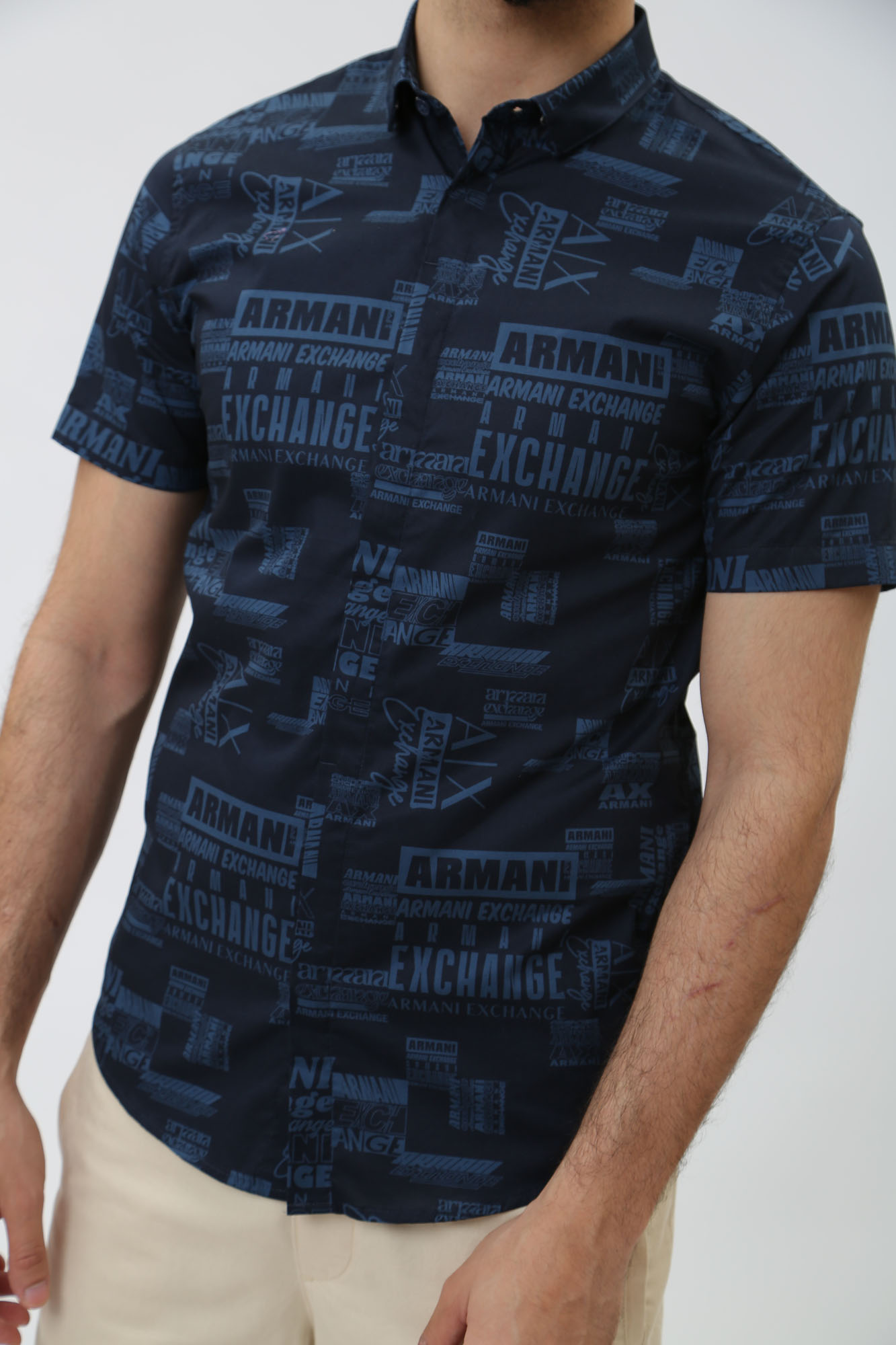 3DZC04_ZNEAZ Рубашка Armani Exchange Синий