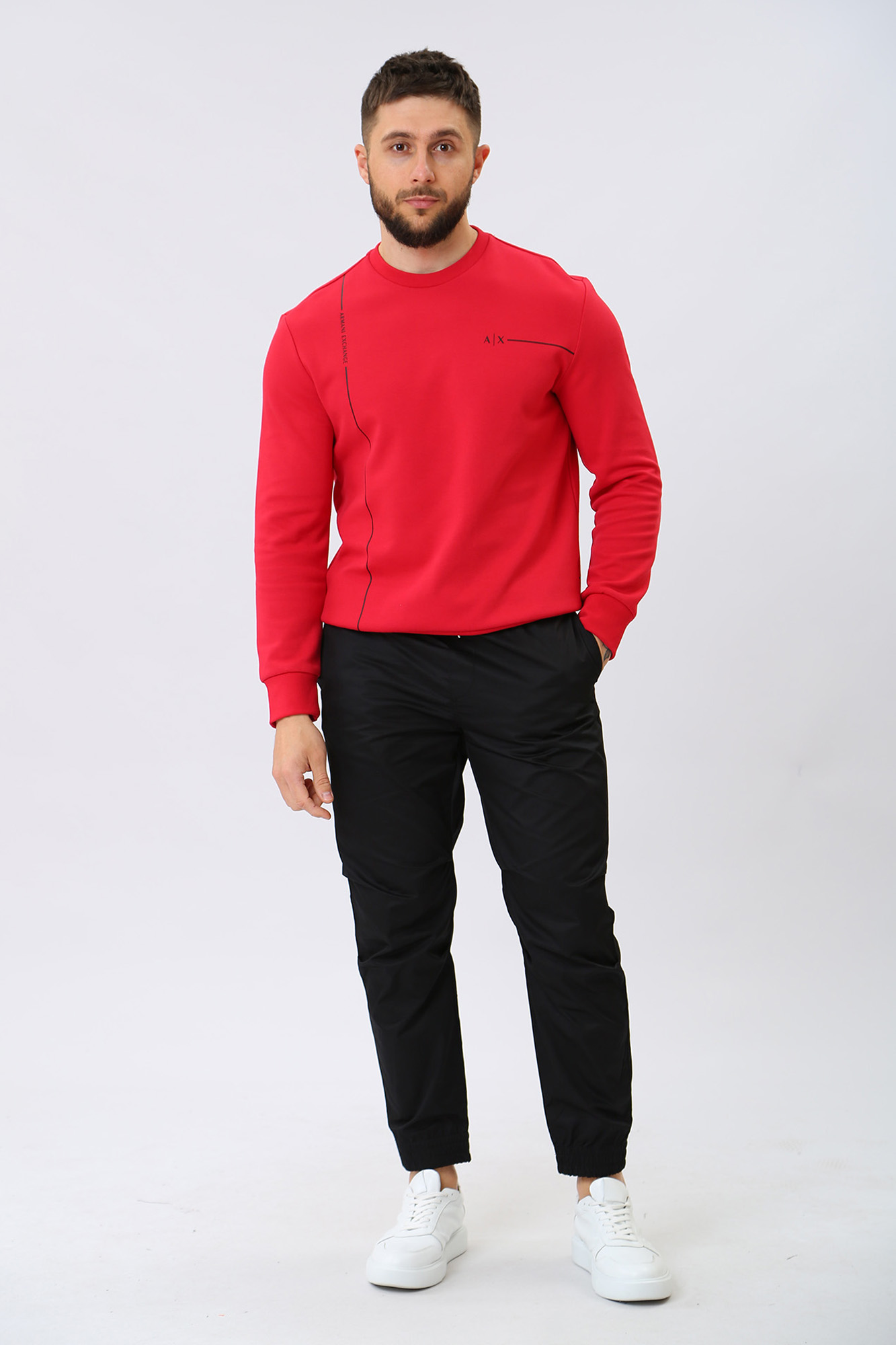 3RZMBC_ZJCAZ Свитшот Armani Exchange Красный