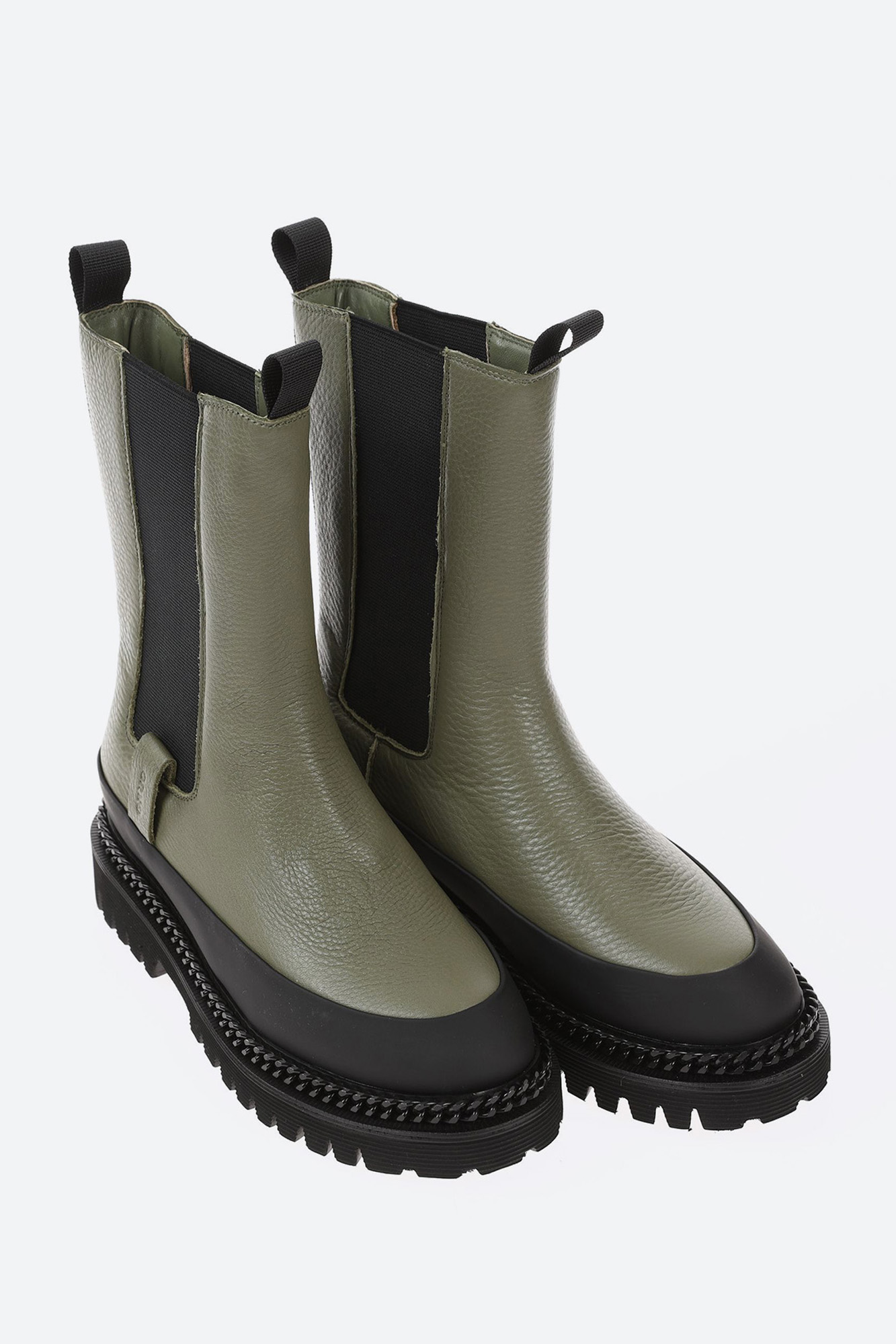 QA153-8F202 Ботинки челси Graciana Хаки