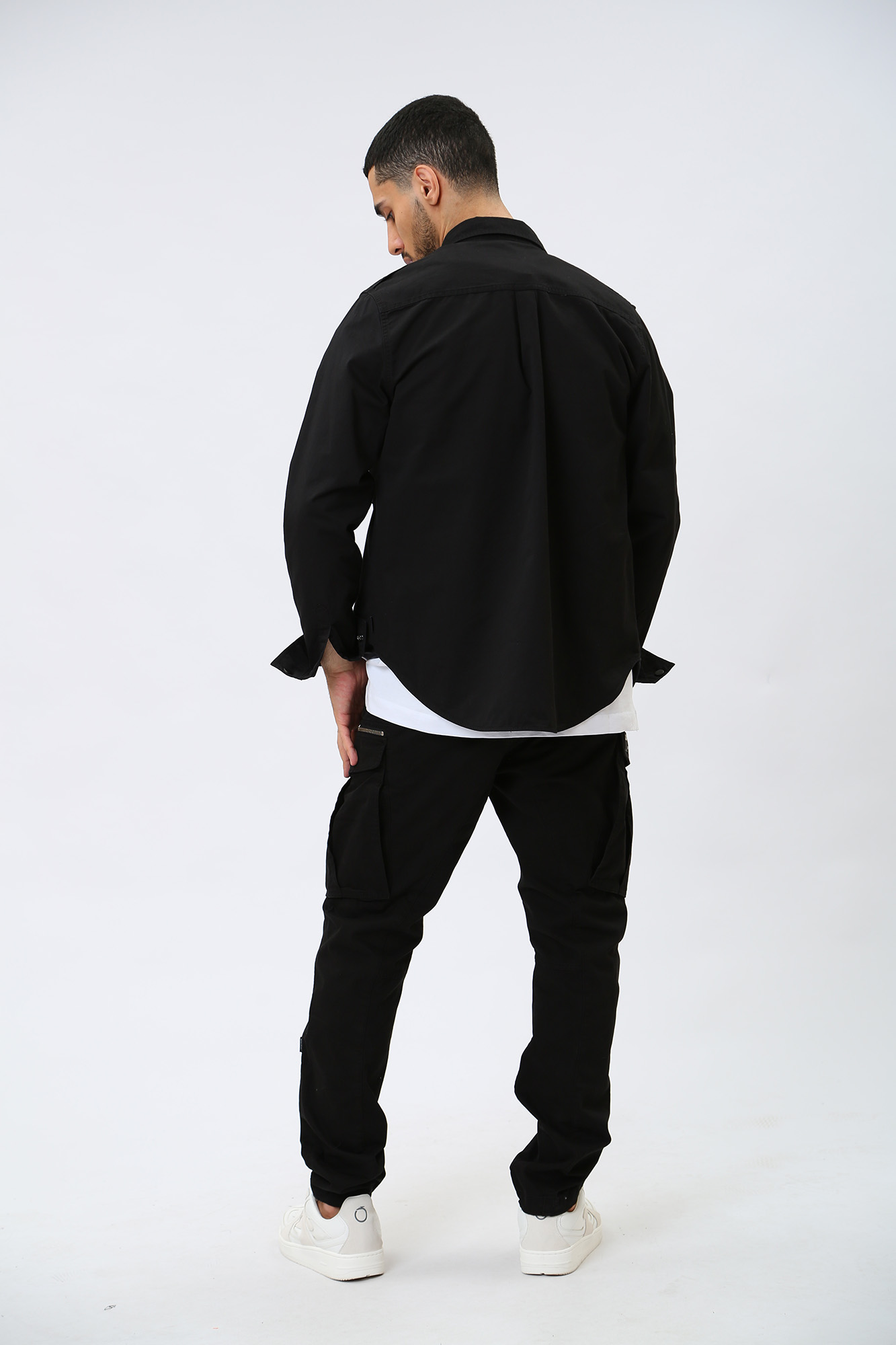 VM-231-46-017 Рубашка с длинным рукавом Van Mich Черный