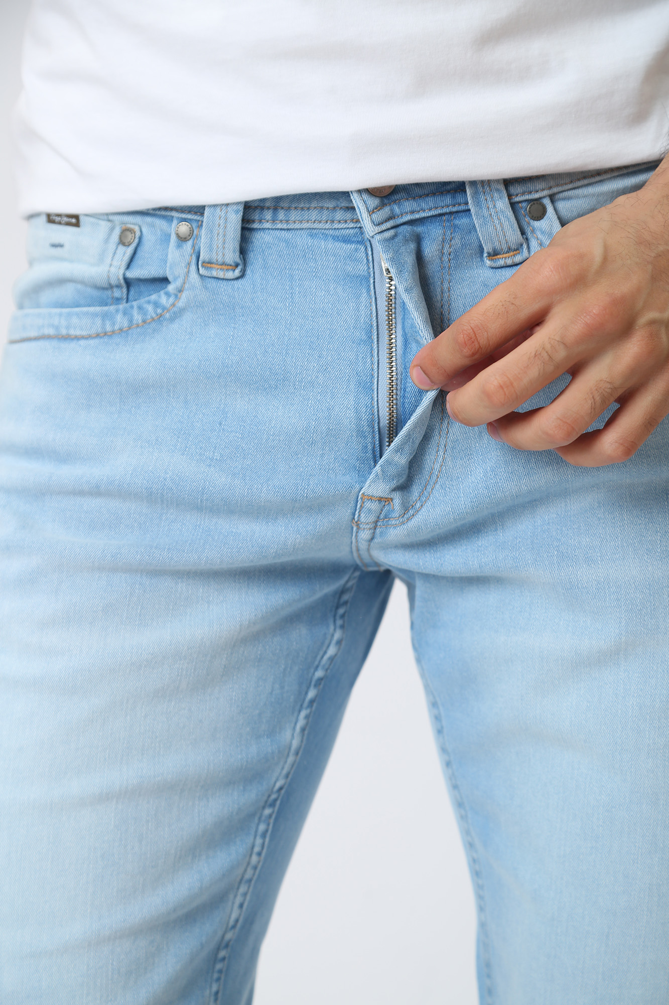 PM800935PE6 Шорты джинсовые Pepe Jeans Голубой