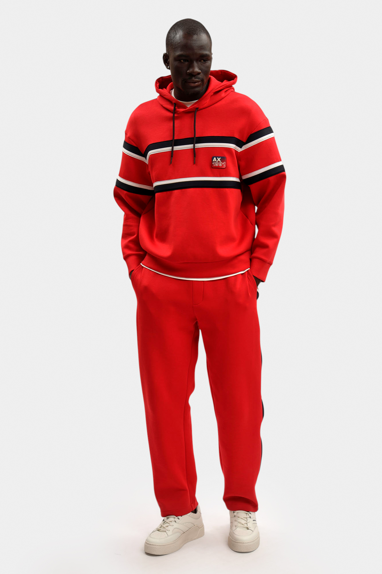 XM001398_AF13047 Худи Armani Exchange Красный