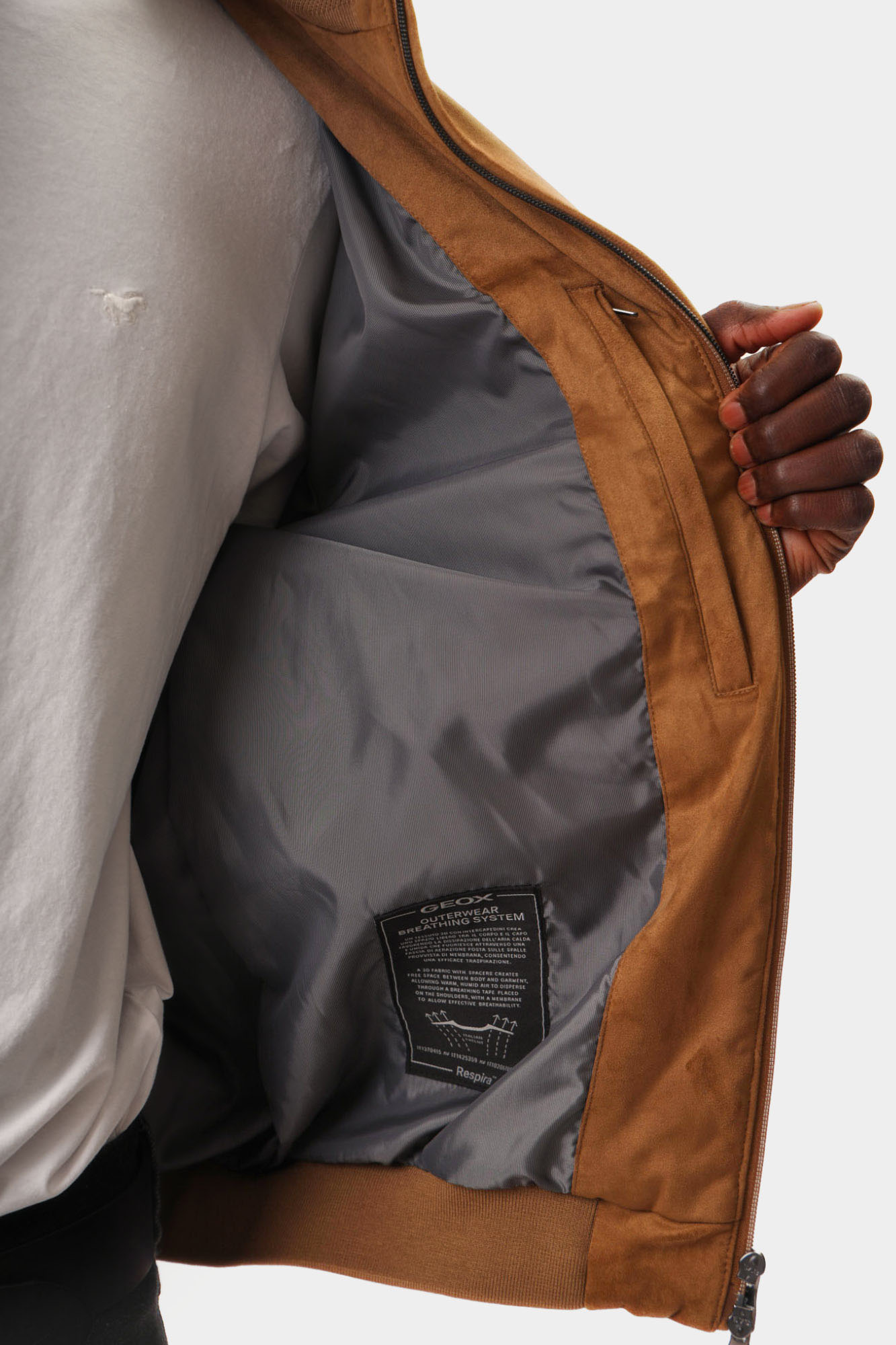 M5520PT3196F Бомбер Geox Коричневый