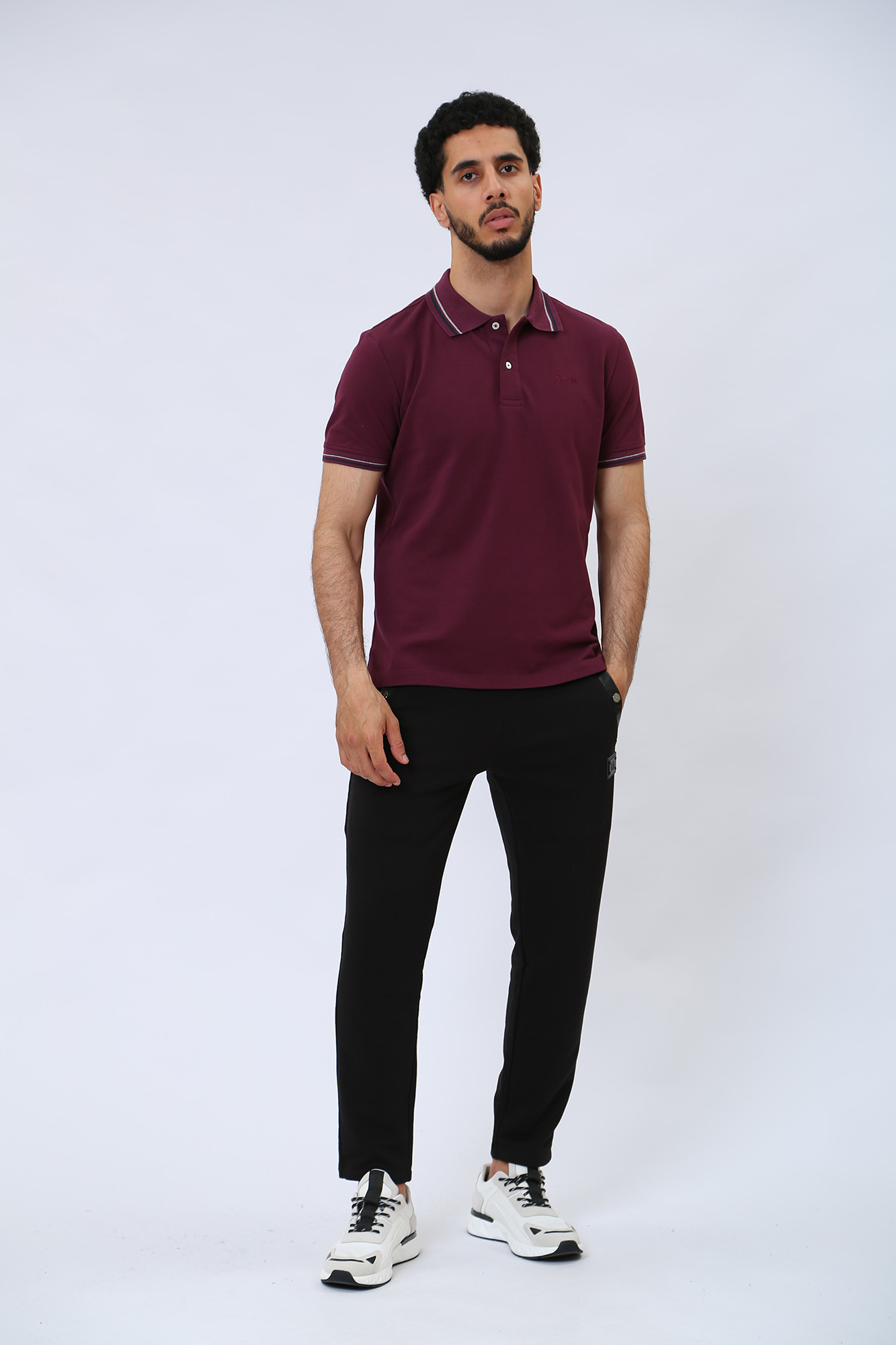 M3510AT2649F8 Поло Geox Бордовый