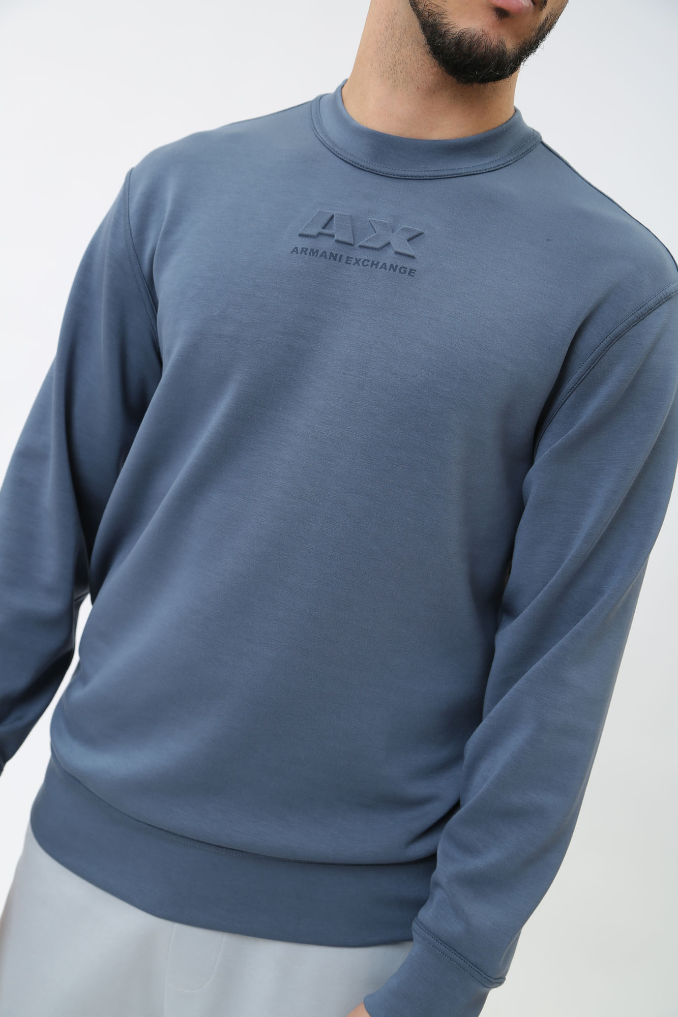 3DZMAA_ZJUBZ Свитшот Armani Exchange Синий
