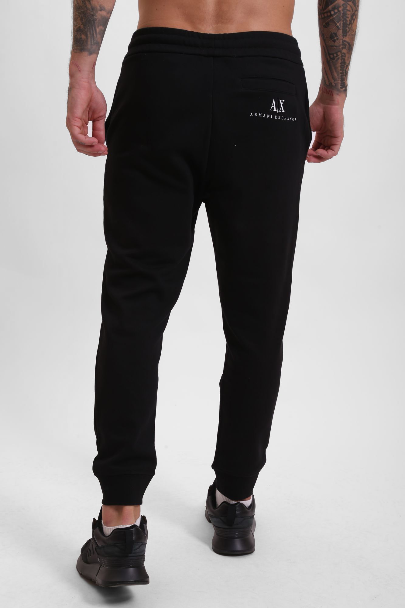 6KZPFM_ZJ6HZ Брюки спортивные джоггеры Armani Exchange Черный