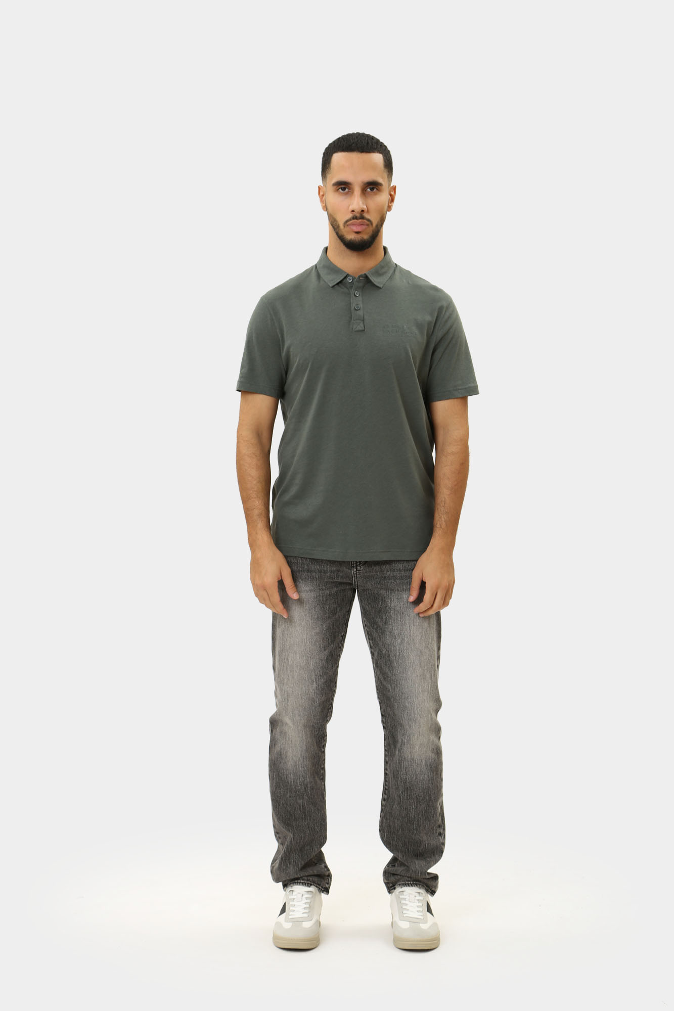 3DZFJP_ZJ9EZ Поло Armani Exchange Зеленый