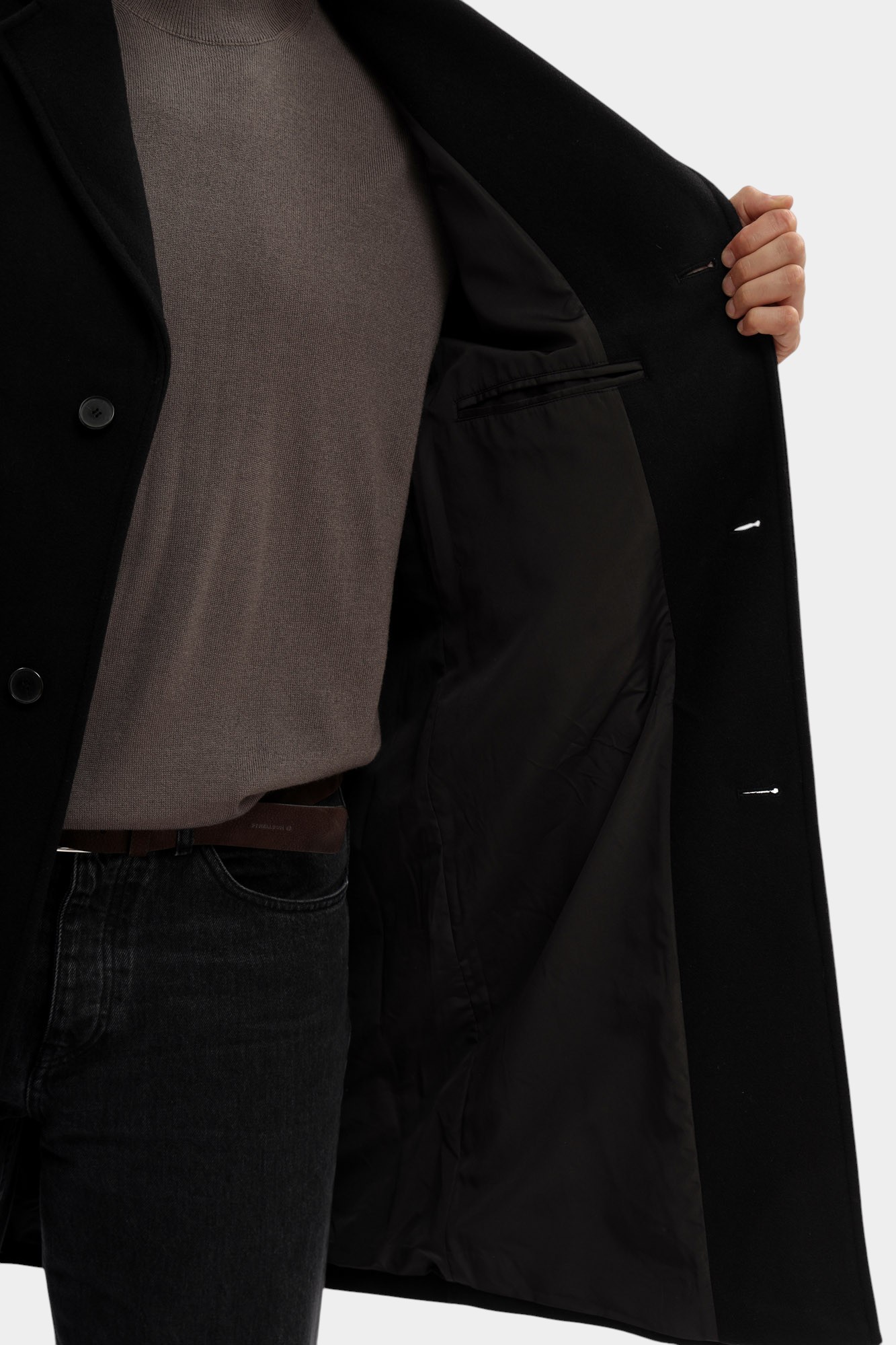 553799_455010 Пальто Karl Lagerfeld Черный