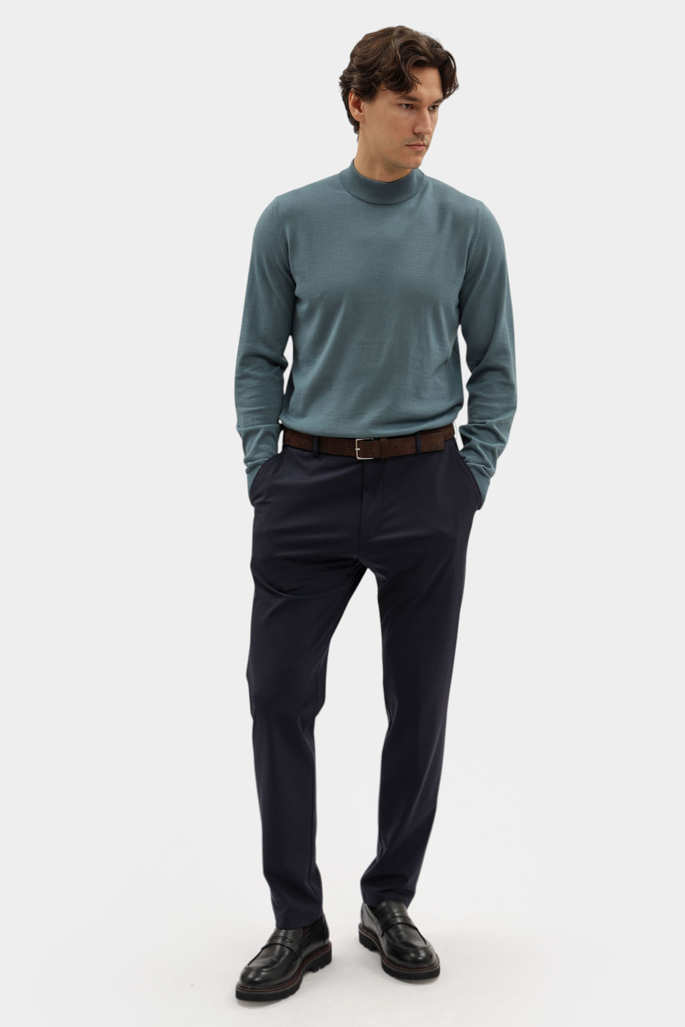 30045703_10019395 Брюки классические Strellson Синий