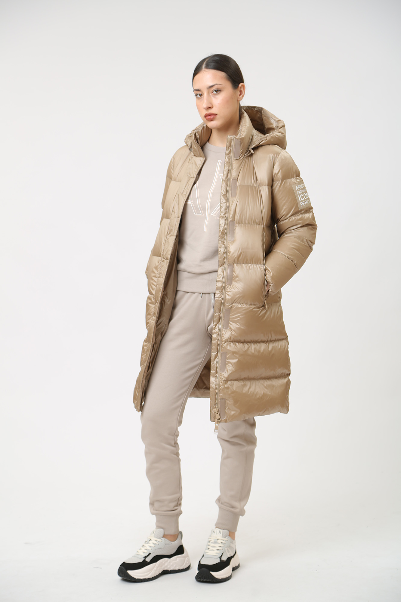 8NYK50_YNYNZ пальто пуховое armani exchange 