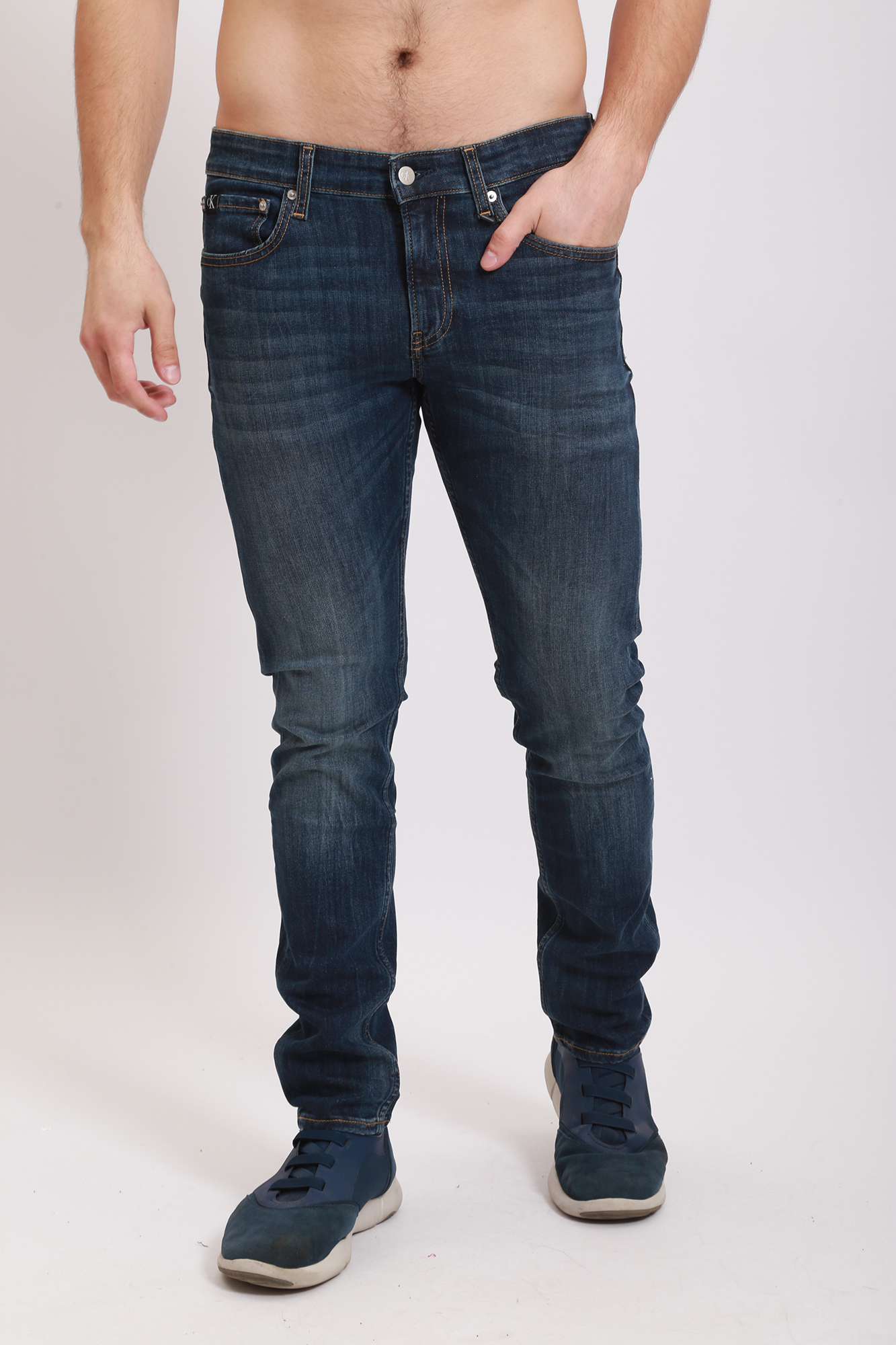 J30J318970 Джинсы SLIM Calvin Klein Jeans Синий