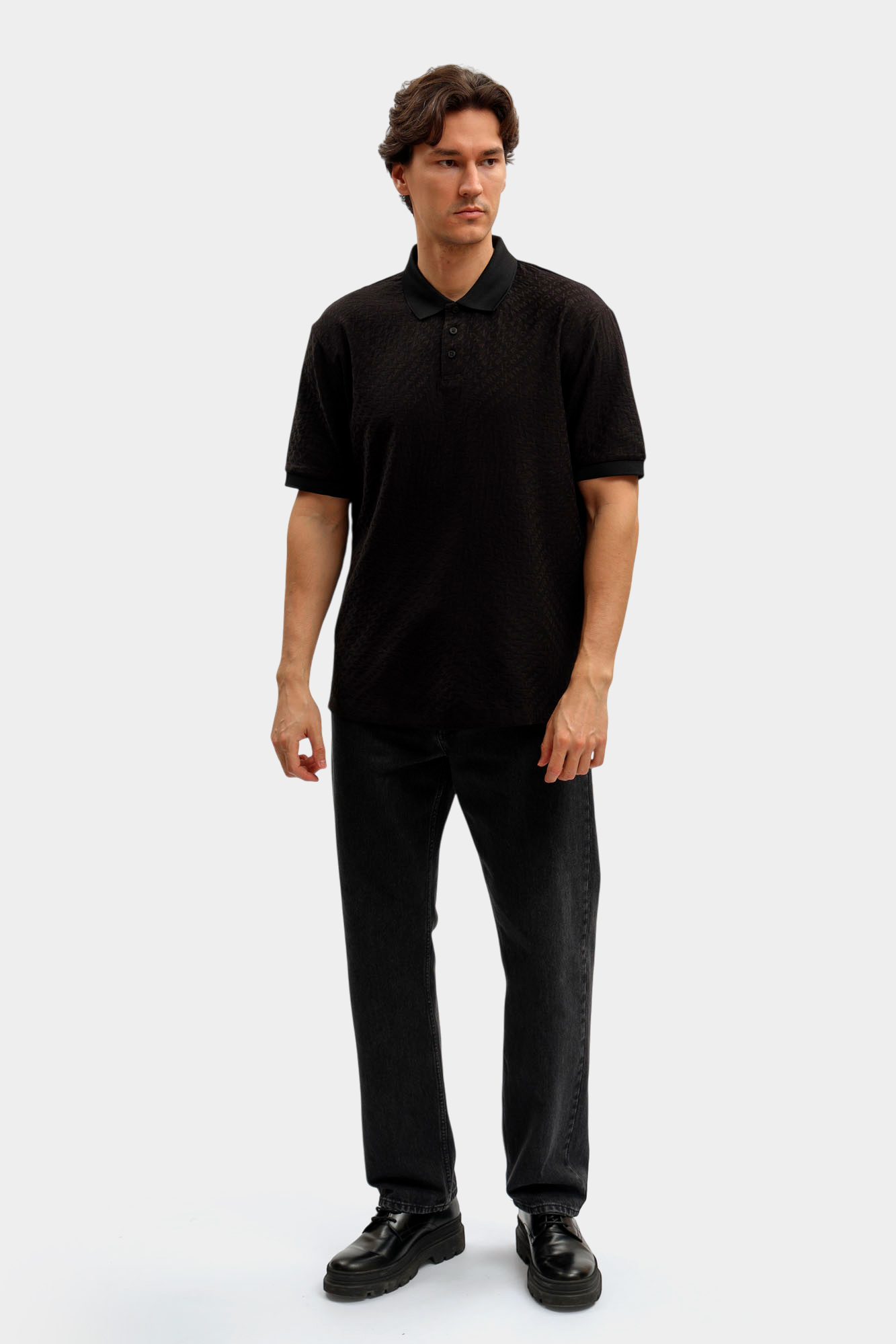 XM001882_AF10337 Поло Armani Exchange Черный