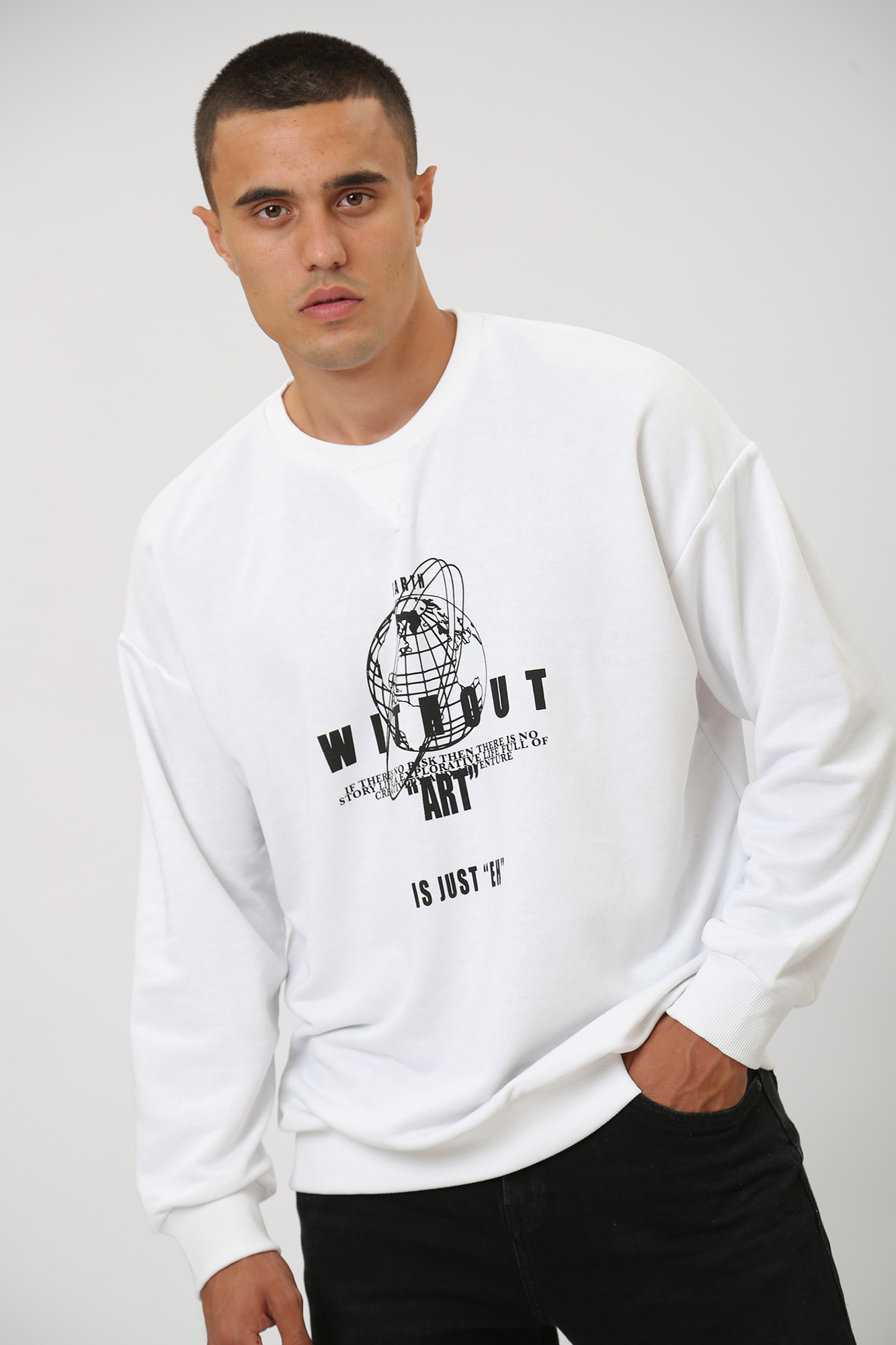 86007-61581 Свитшот LTB  LTB Белый